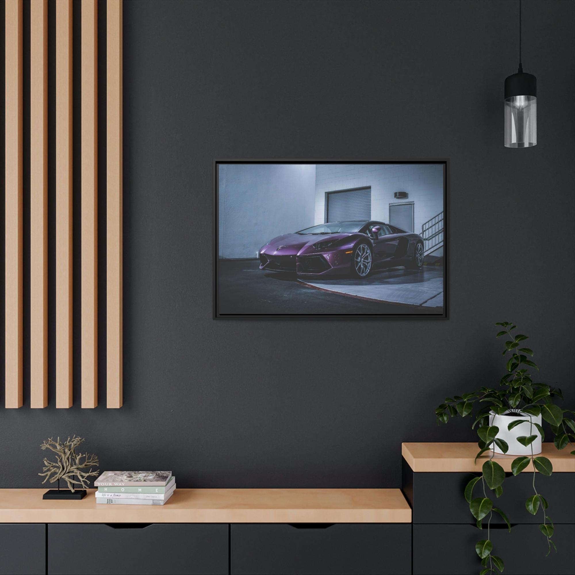 Lamborghini The Art of Lamborghini: Framed Canvas and Artwork Showcasing Iconic Design