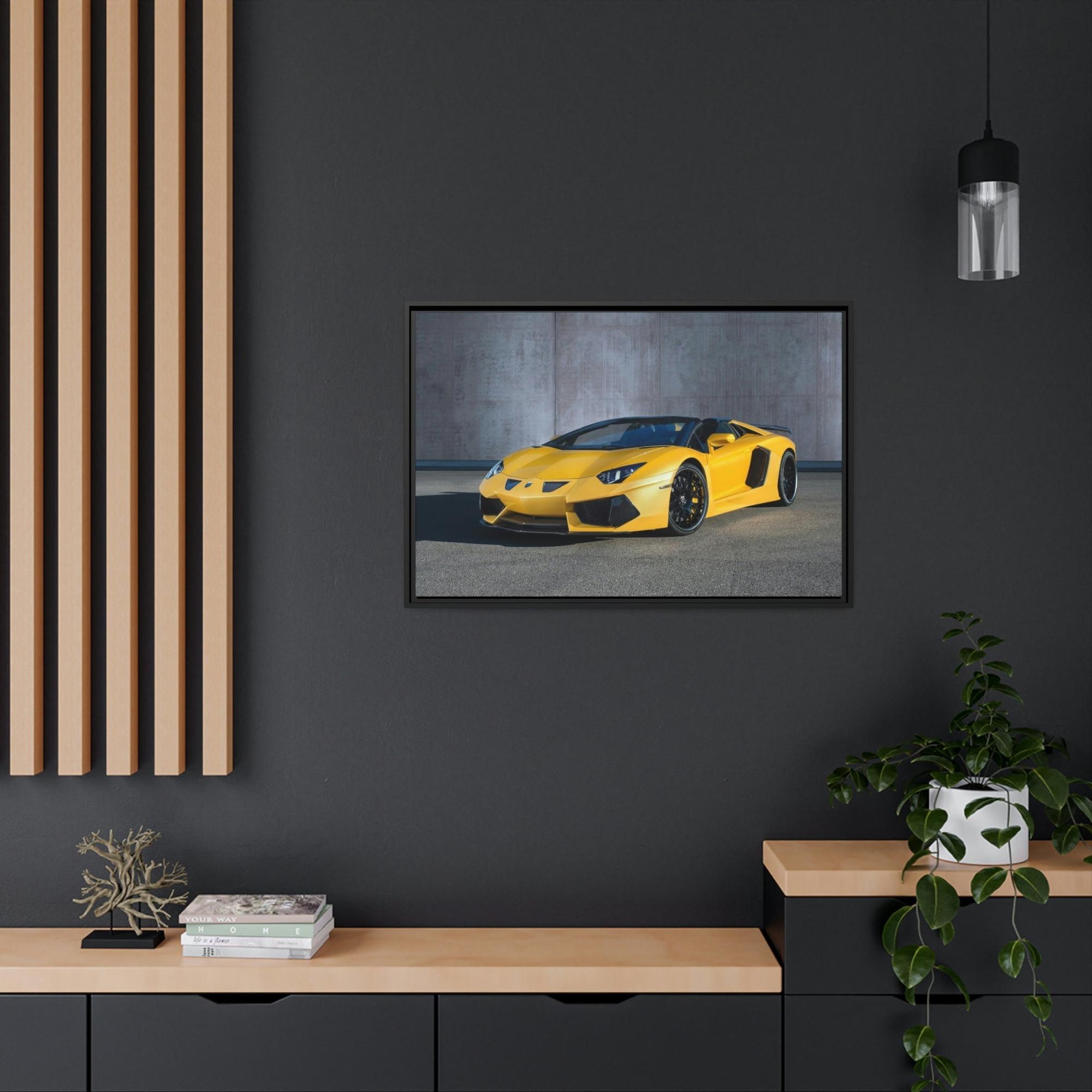 Lamborghini The Majesty of Lamborghini: Striking Print on Natural Canvas & Poster