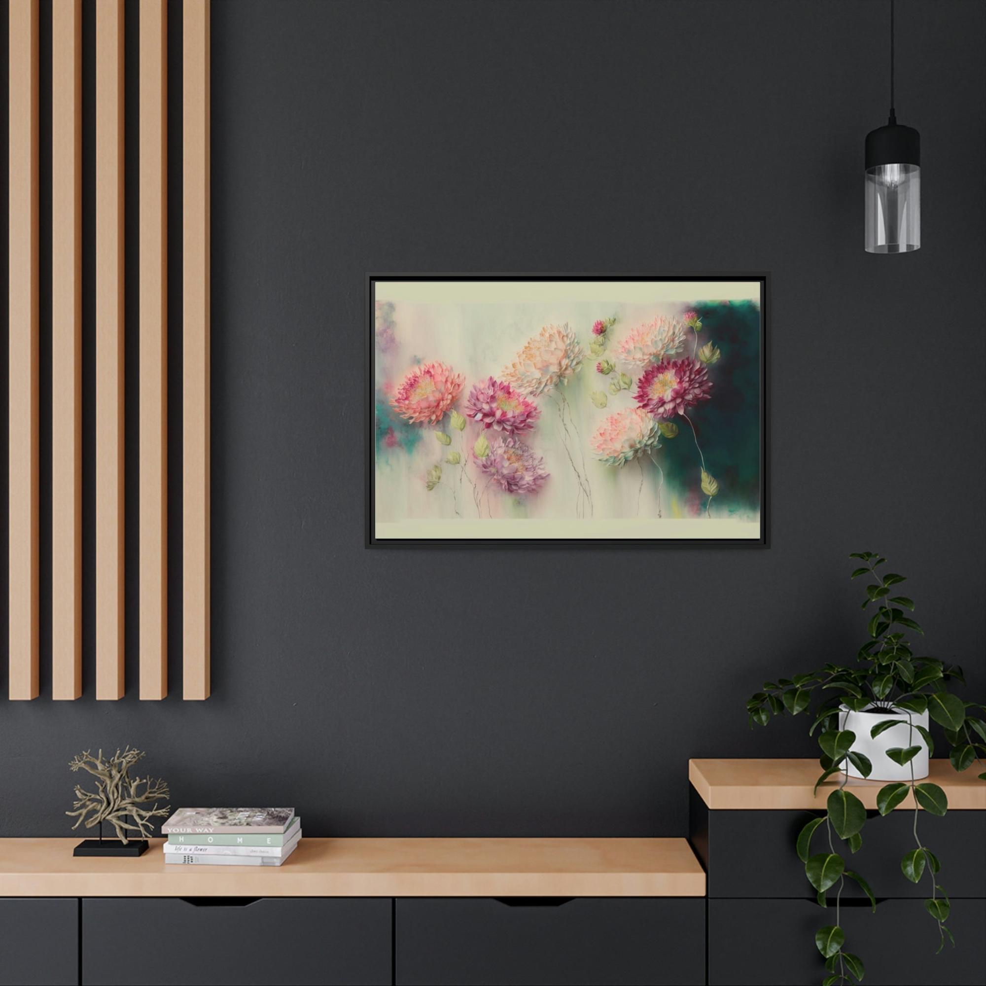Abstract Flower Natural Canvas & Poster Print of Abstract Petals: Floral Wall Decor
