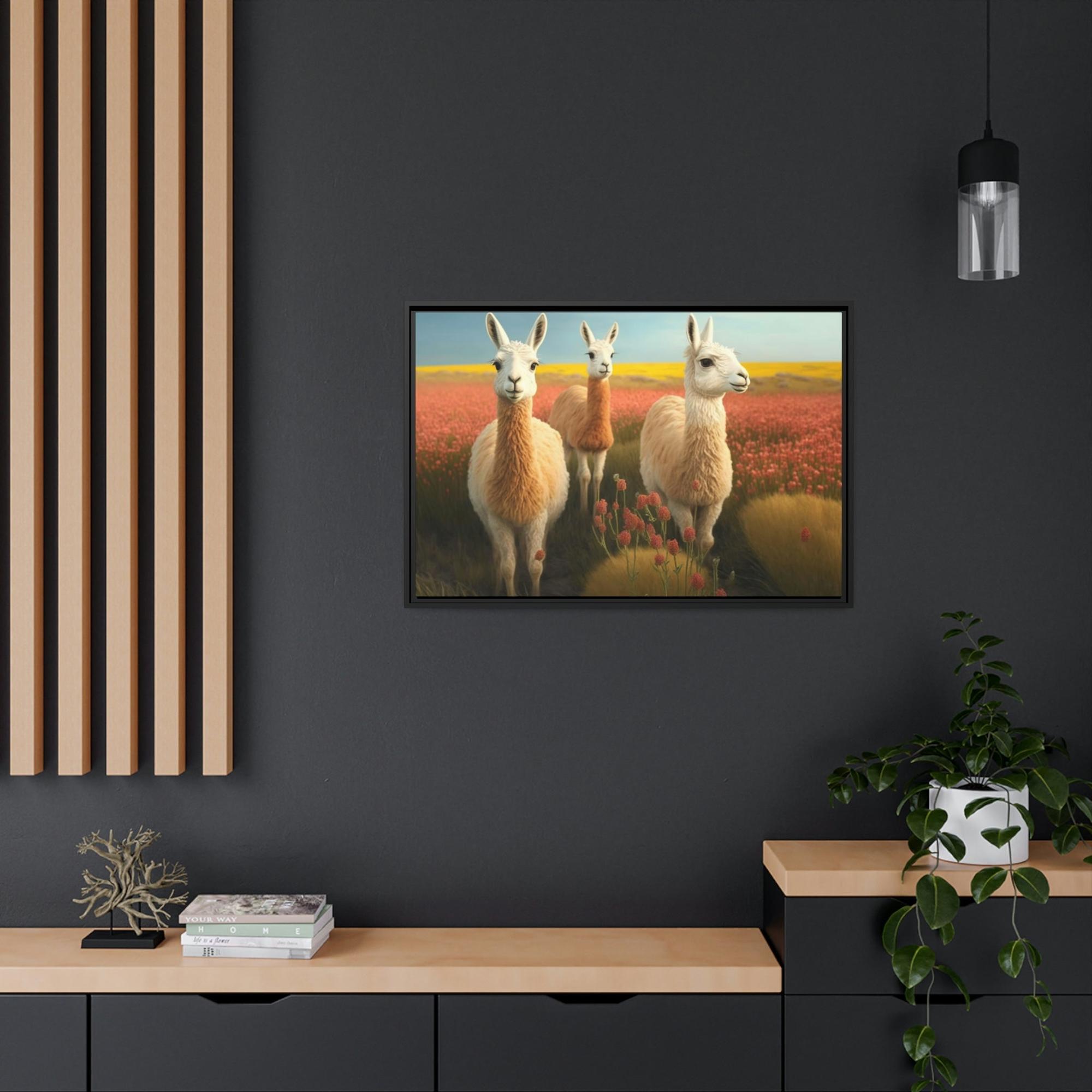 Lamas Lama Harmony: A Canvas of Peaceful Creatures