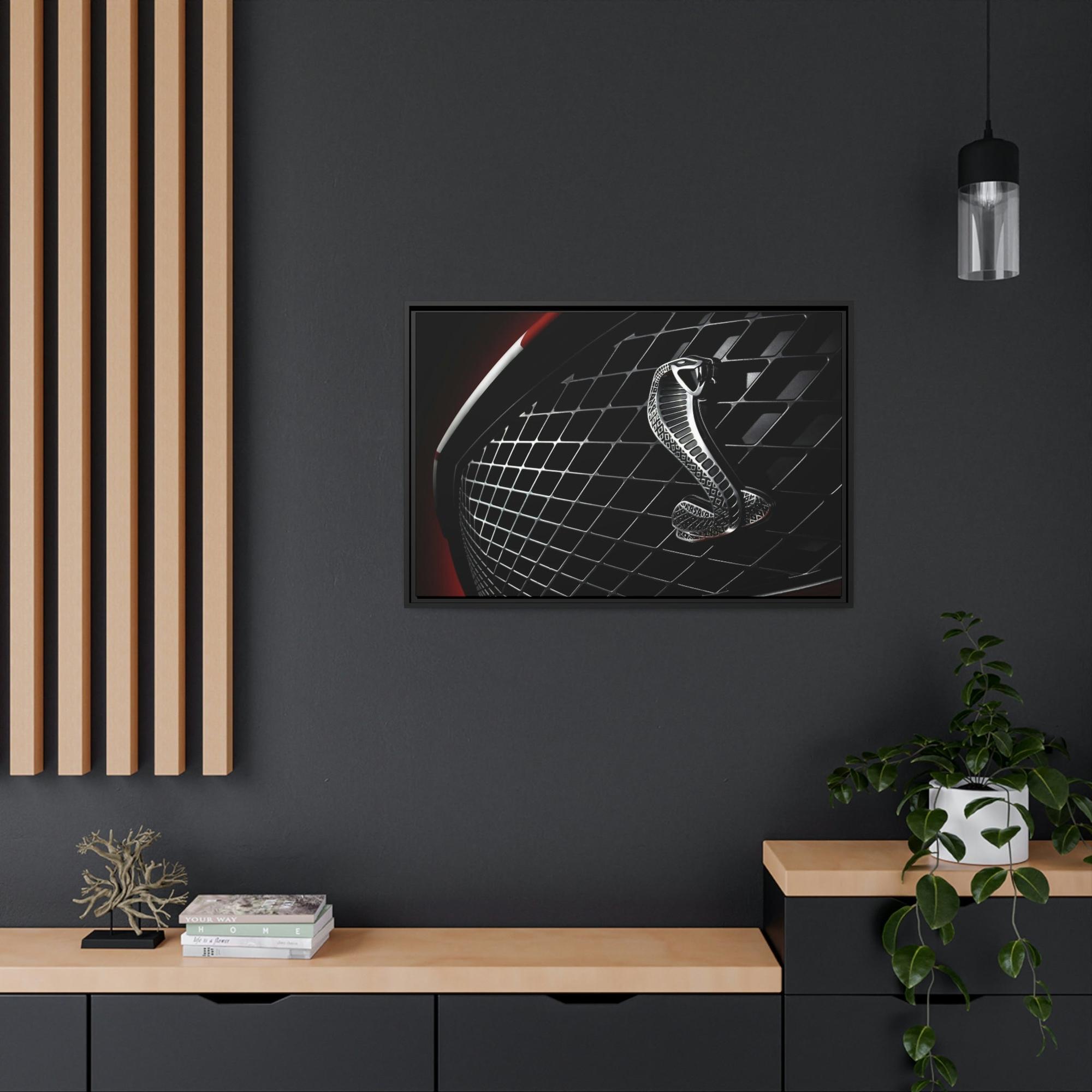 Mustang Sleek and Powerful: Mustang Sports Car Art on Canvas for Modern Interiors