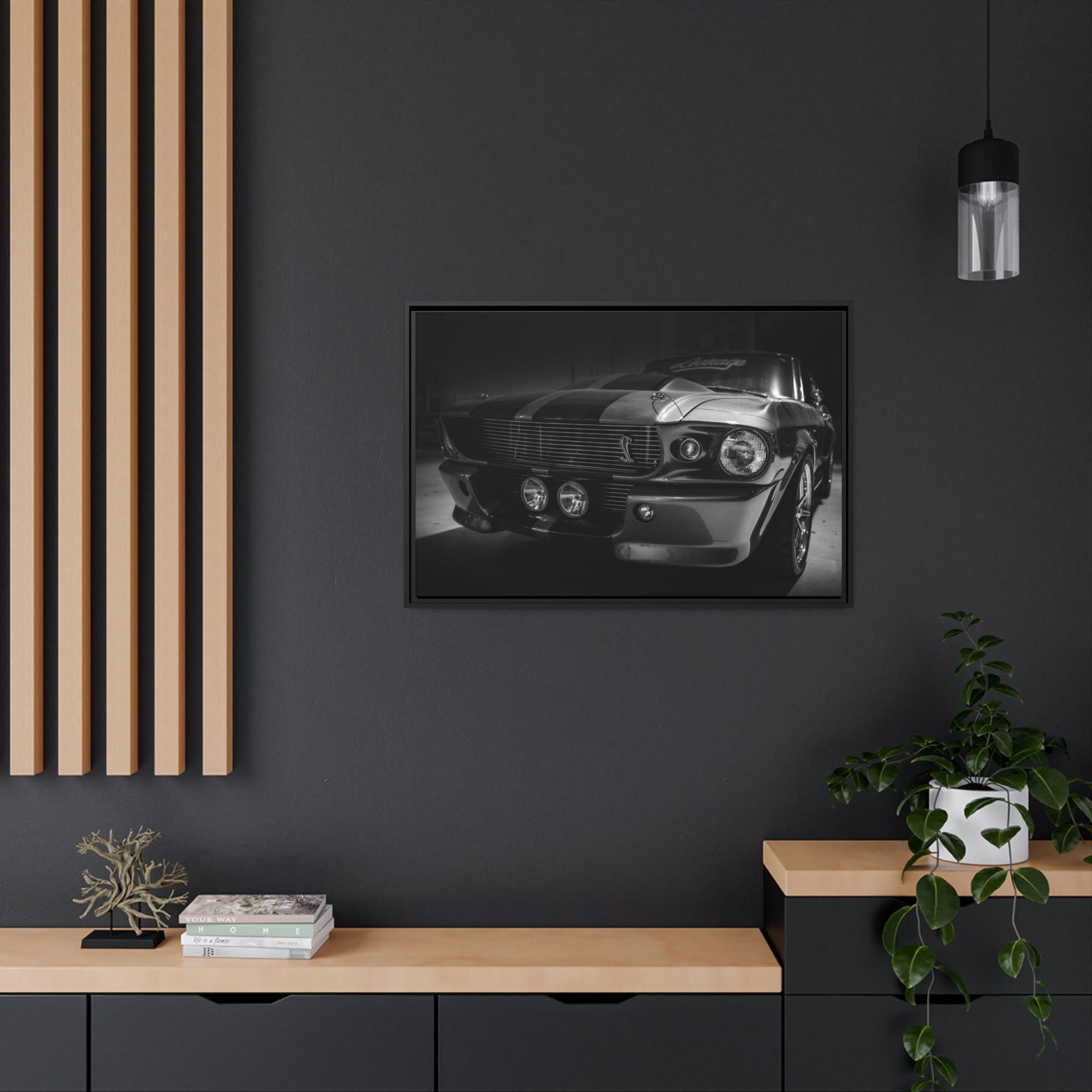 Mustang Art of Velocity: Mustang Sports Car Art on Canvas for Auto Enthusiasts