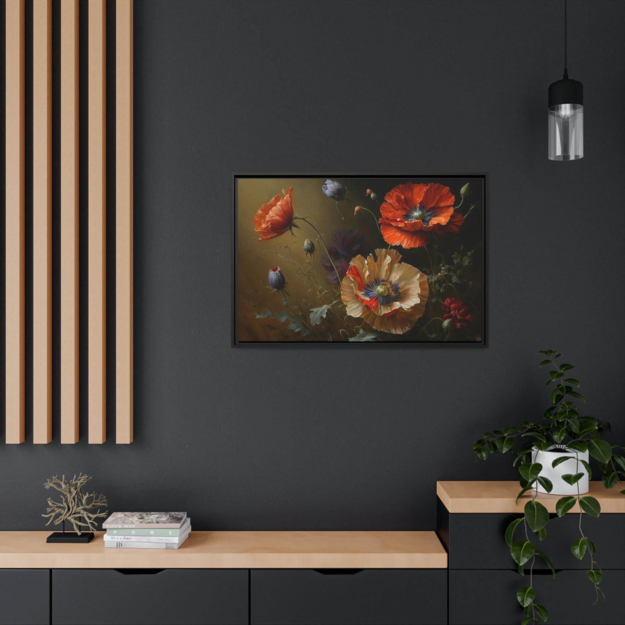 Poppies Nature's Artistry: A Painting of Poppies as a Masterpiece of Nature