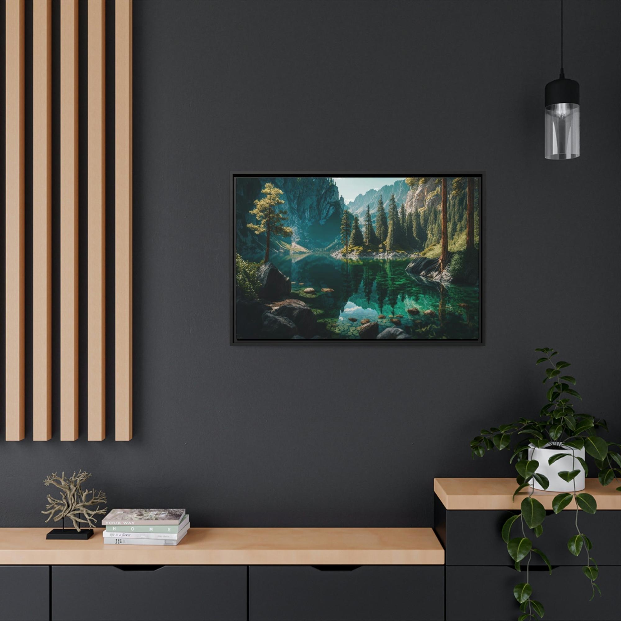 Lakes And Rivers Flowing Beauty: Wall Art and Canvas Print of Lakes and Rivers