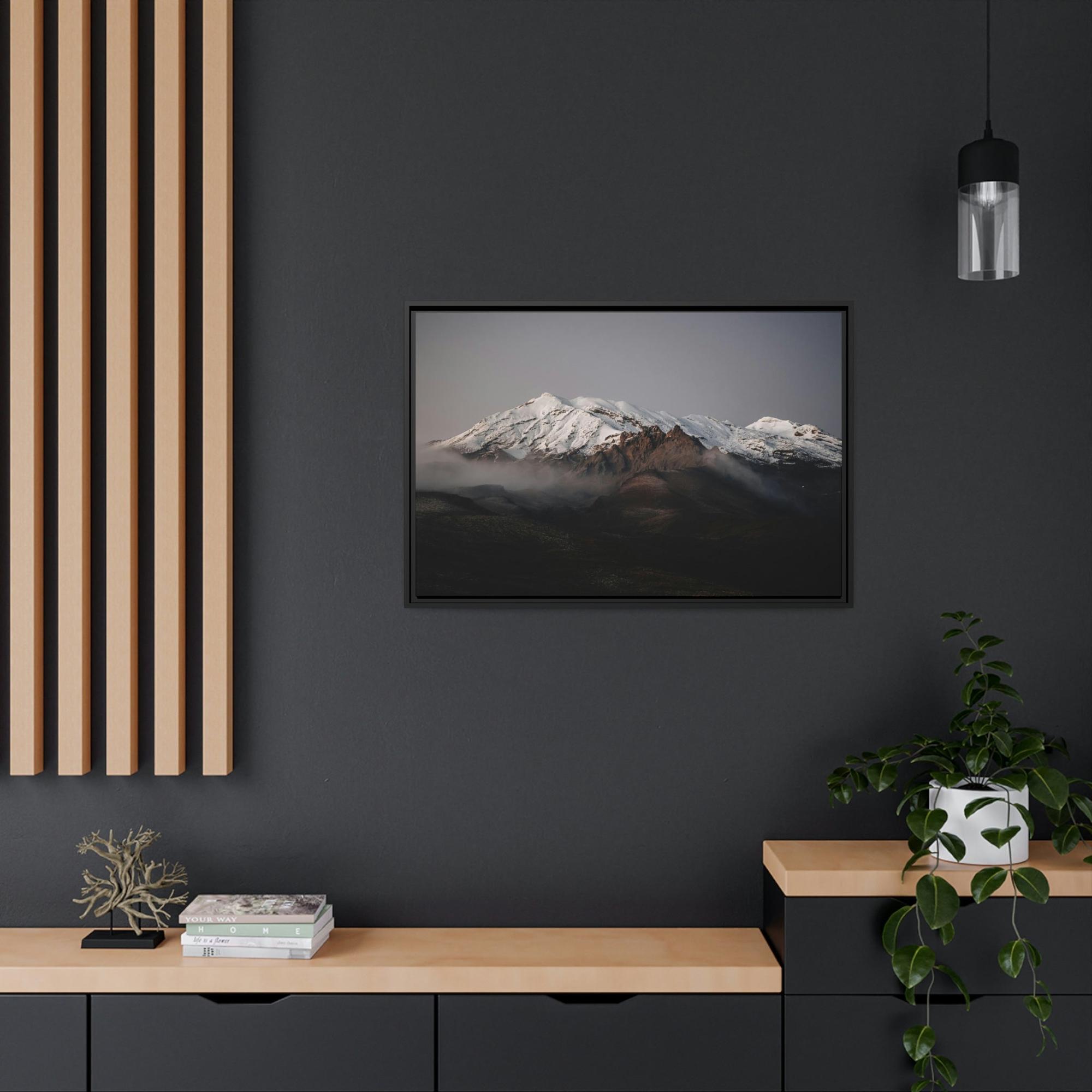 Mountains The Magnificence of Mountains: A Panoramic View on Canvas