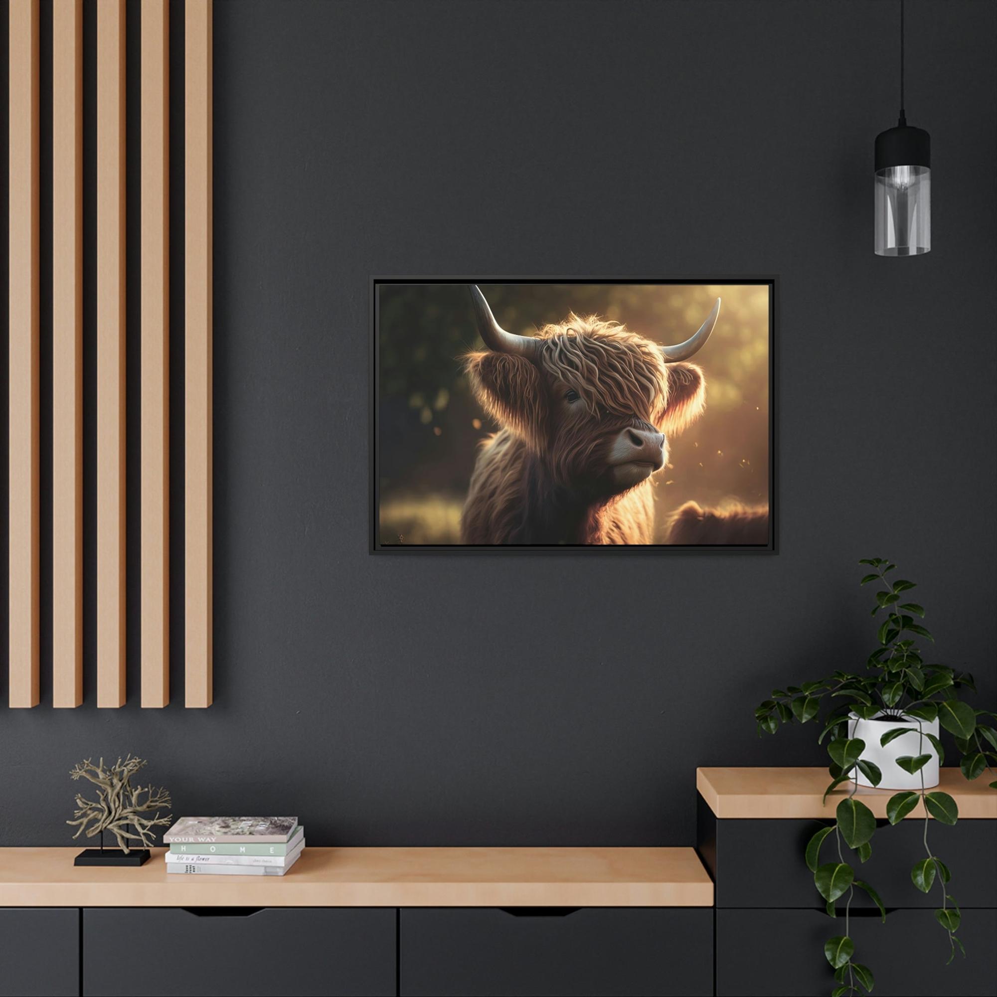 Cows Farmhouse Chic: Cow on Canvas for a Stylish and Elegant Wall Art Accent