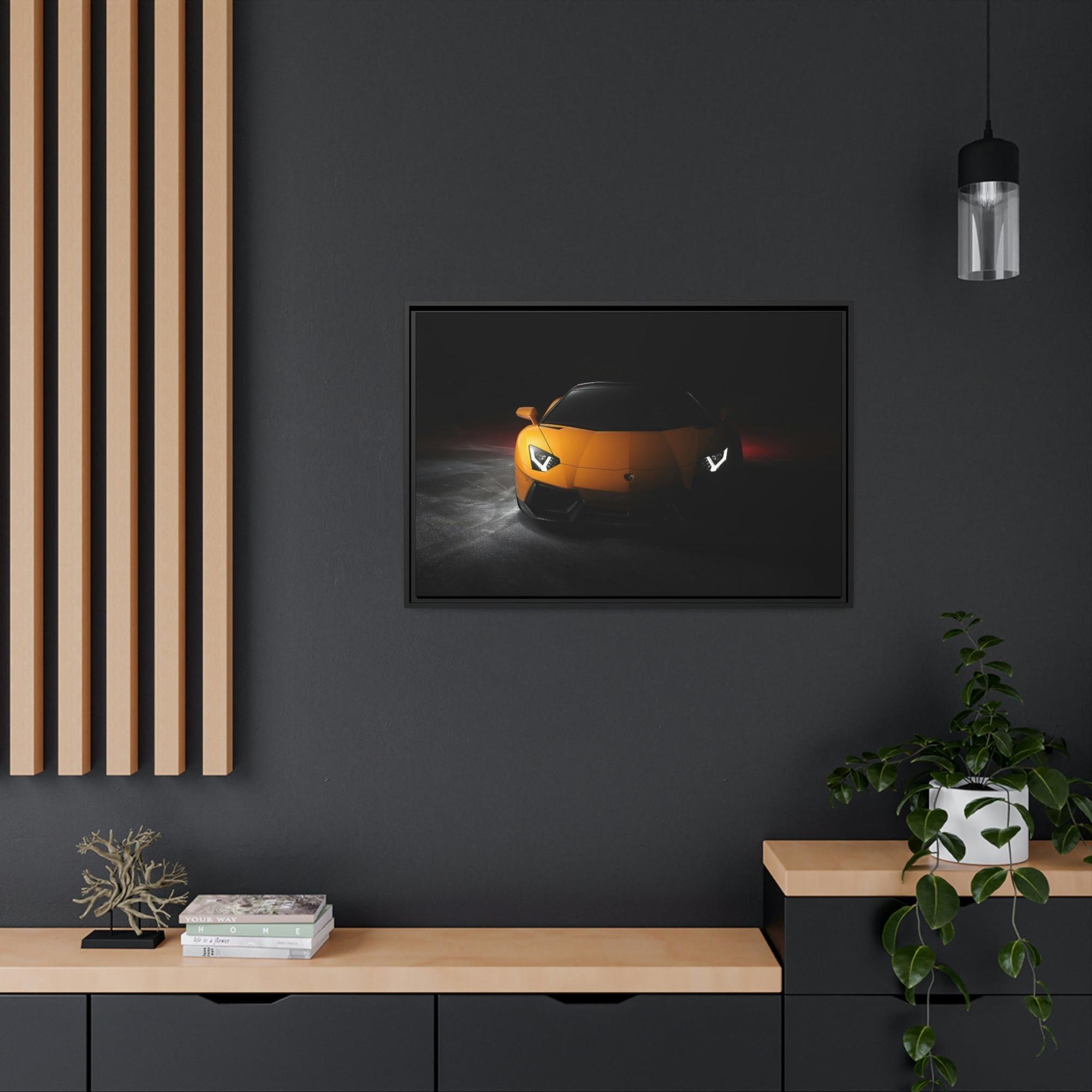 Lamborghini Lamborghini The Power of Elegance: Art and Wall Decor on Natural Canvas