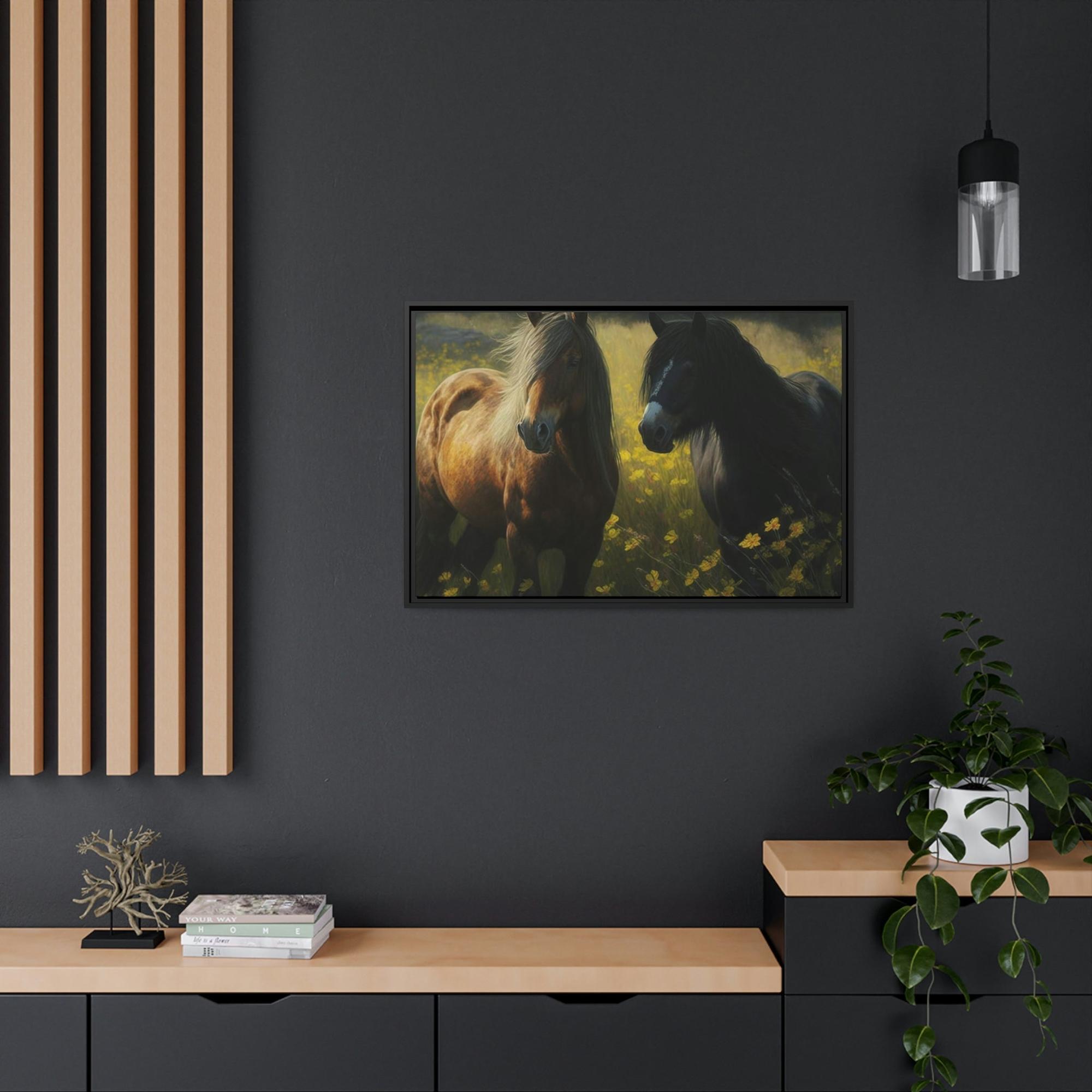 Horses Wild Horses: A Canvas Rustic Adventure