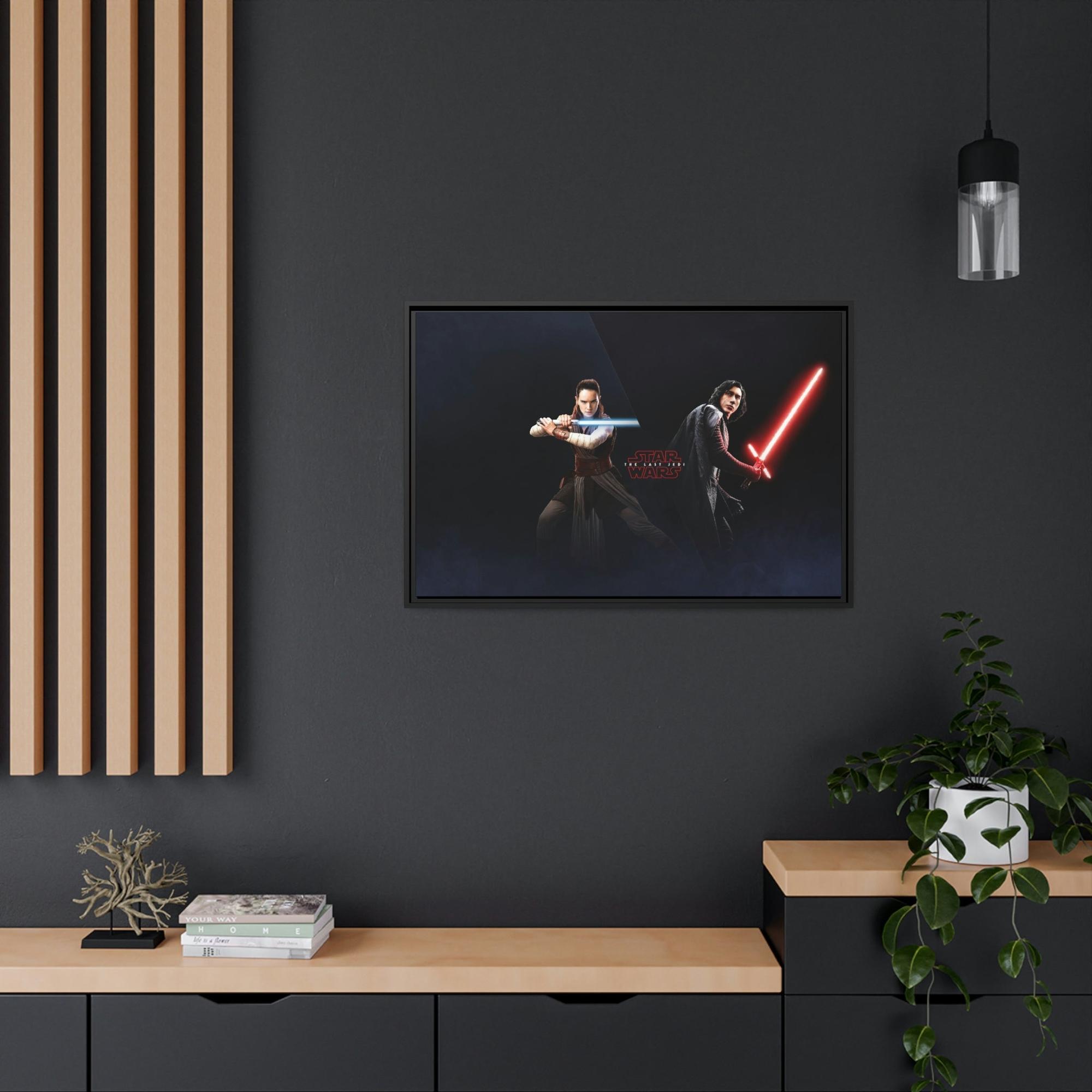 Star Wars Battle for the Galaxy: Star Wars Wall Art on Canvas & Poster for Sci-Fi Fans
