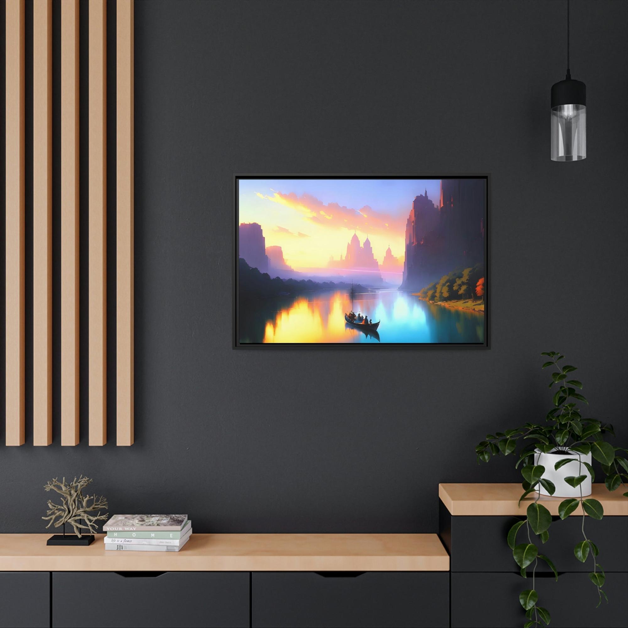 Lakes And Rivers River Dreams: Wall Art and Canvas Print of Serene Lakes and Rivers