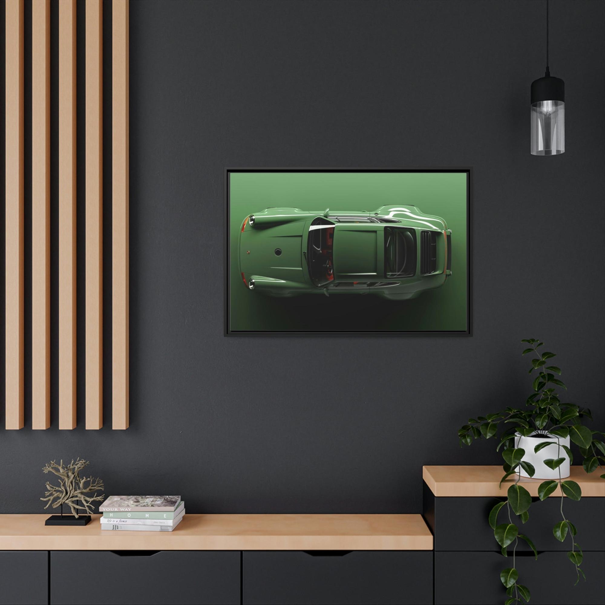 Porsche Automotive Art: High-Quality Porsche Print on Natural Canvas & Poster