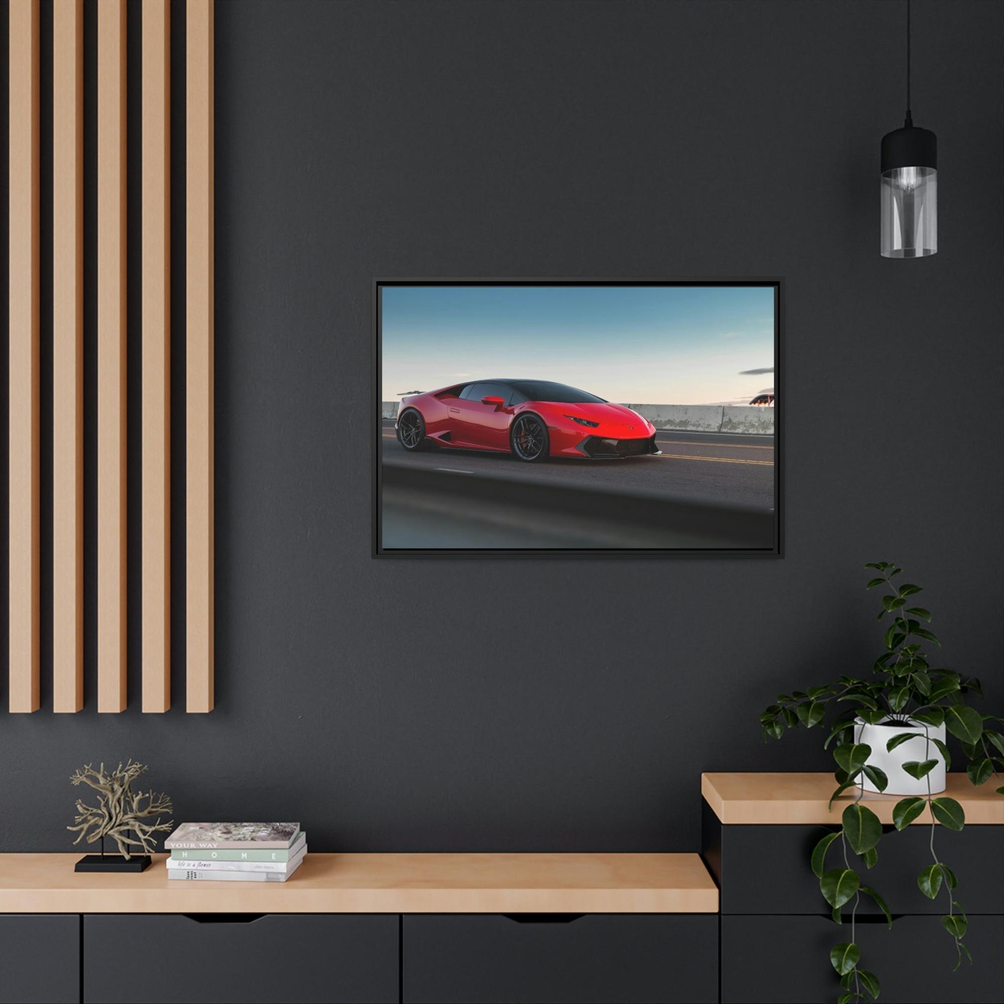 Lamborghini Racing into the Future: Lamborghini Canvas & Poster on High-Quality Print