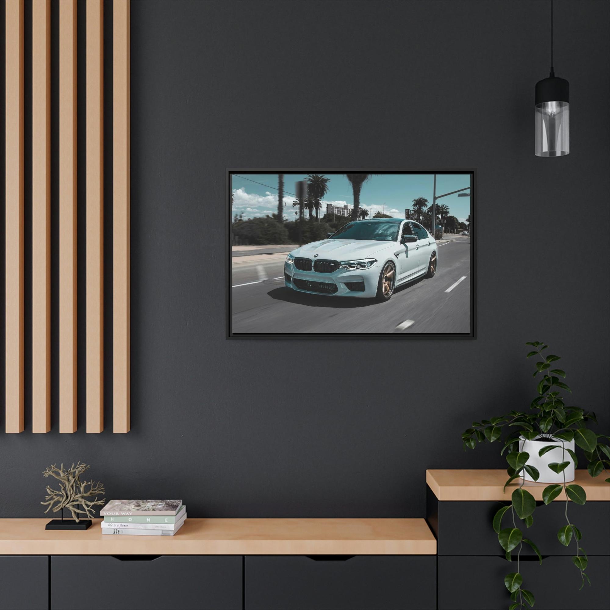 Bmw BMW on Canvas: Captivating Canvas & Poster Print for Car Enthusiasts