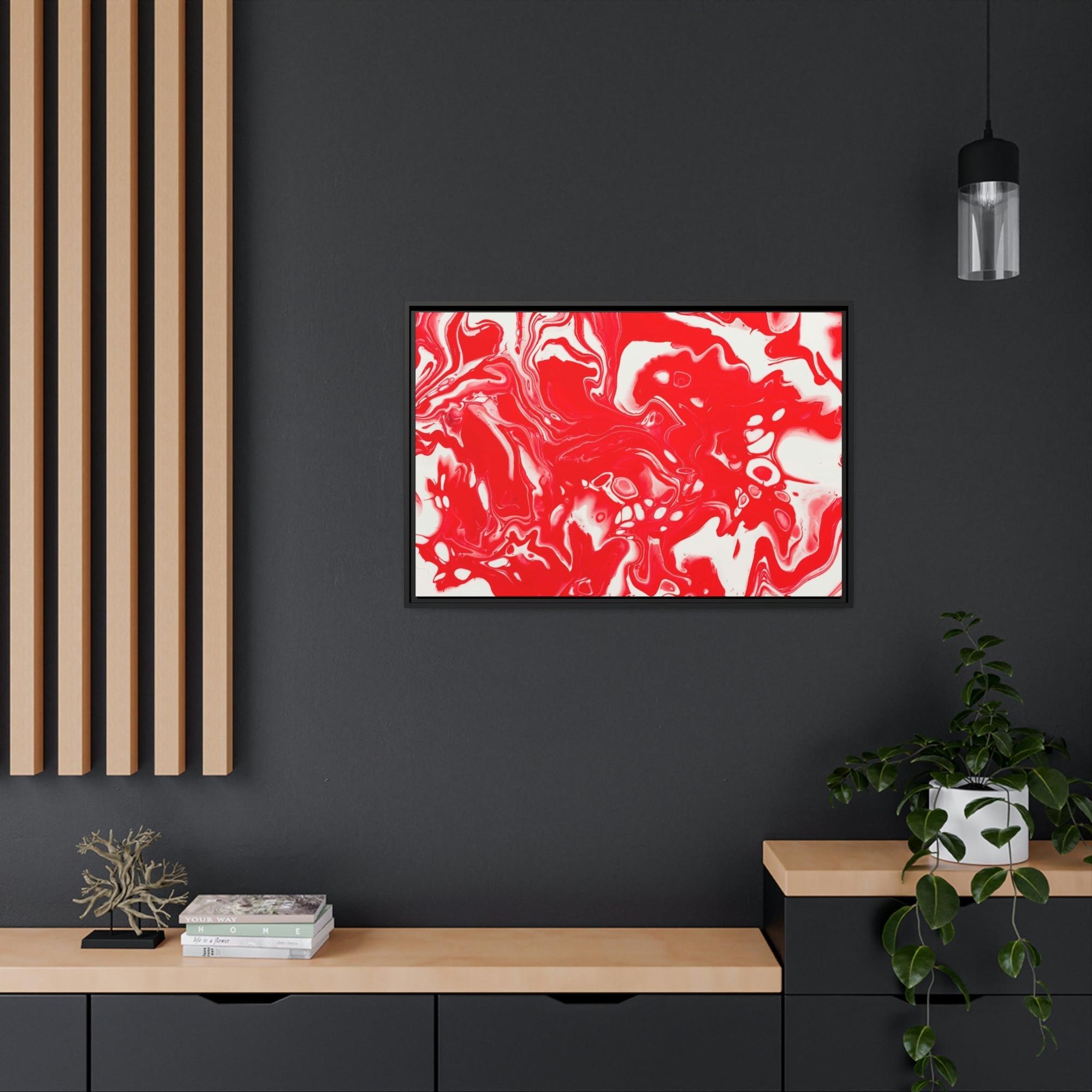 Red Abstract Art Capturing Emotion in Art: Red Abstract Prints and Canvas Wall Art