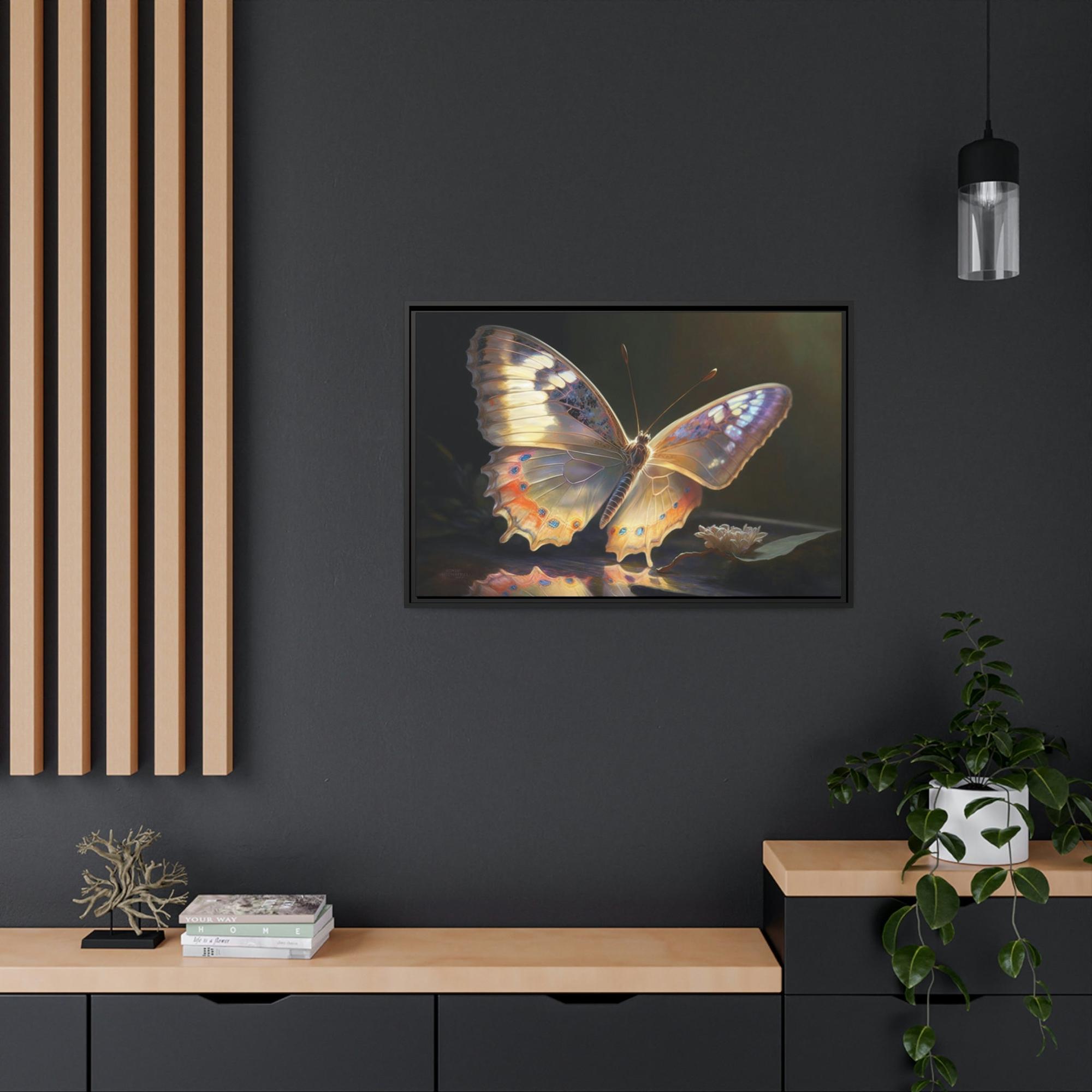 Butterflys Butterflie in Flight: Art Print on Canvas & Poster of Graceful Winged Creatures