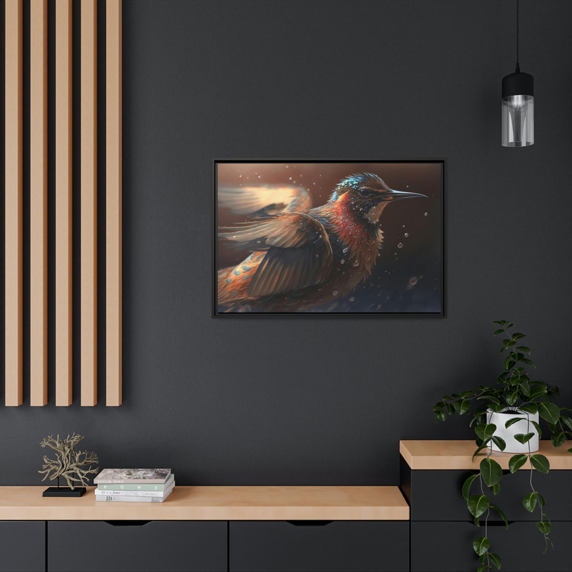 Birds The Flight of Fantasy: A Framed Canvas & Poster Print of Birds