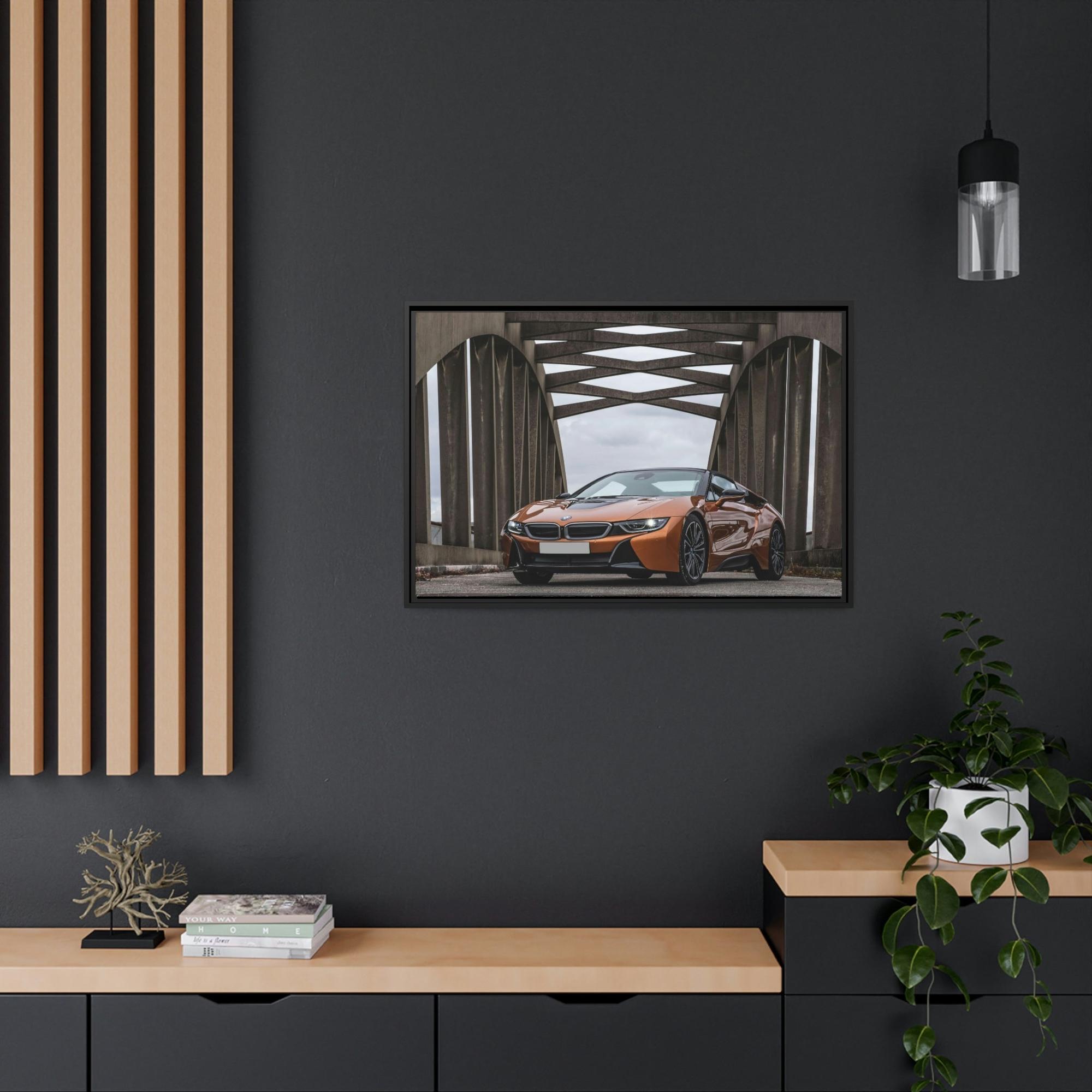 Bmw BMW's Precision and Style: Captivating Art Print on Natural Canvas & Poster