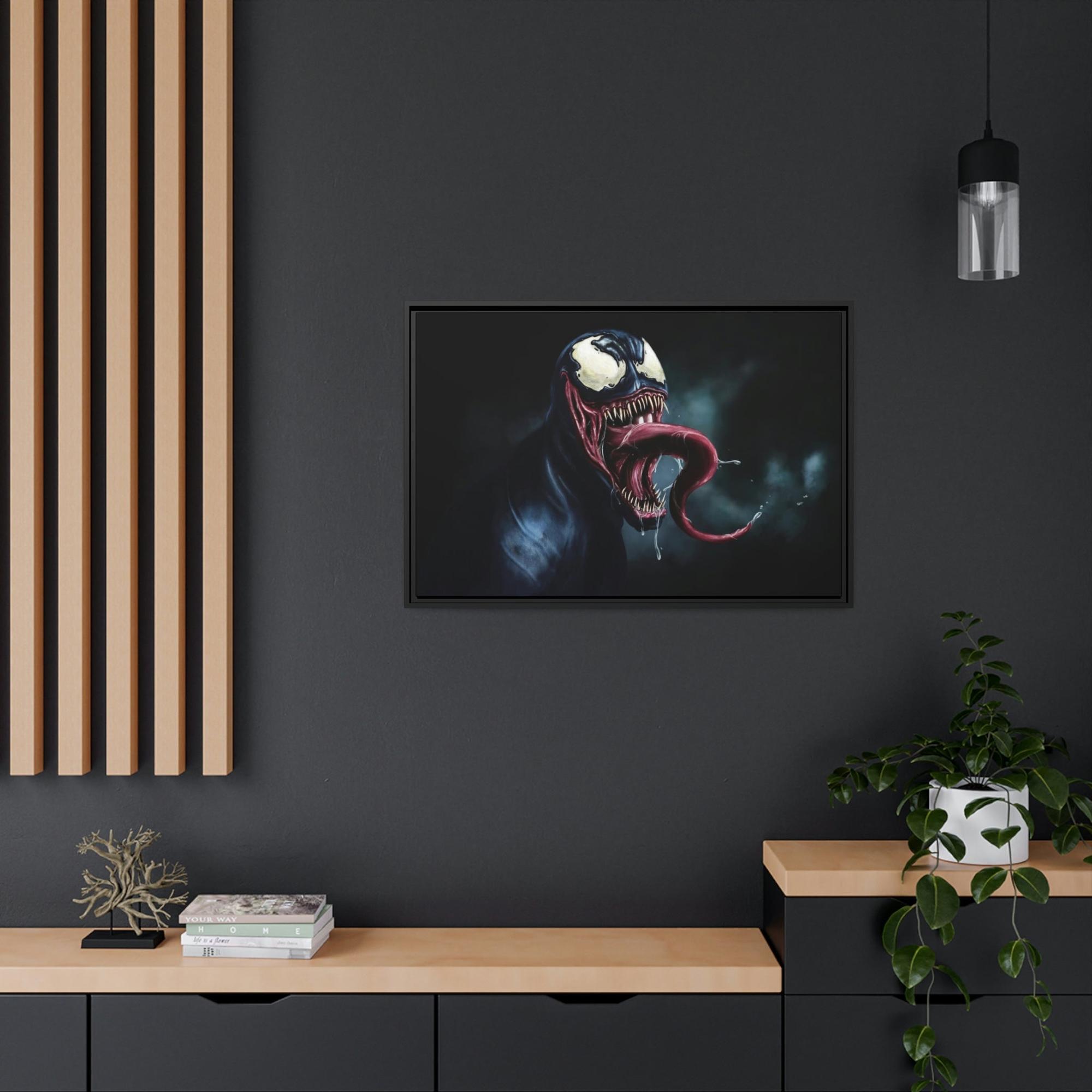 Fantasy And Sci-Fi Explore New Worlds: Sci-Fi and Fantasy Framed Canvas Wall Art with Venomous Detail