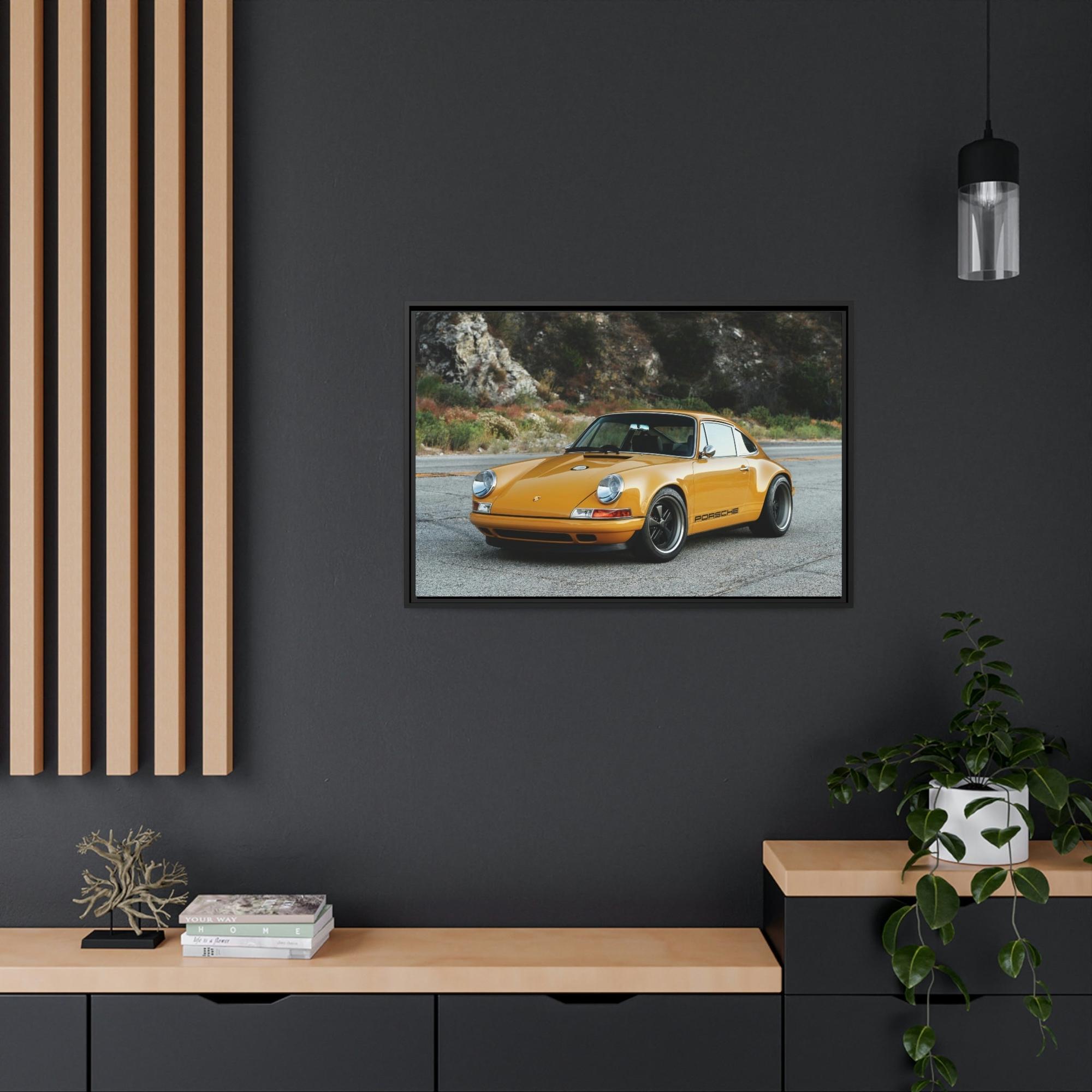 Porsche Racing Elegance on Canvas: Porsche-inspired Wall Art and Framed Posters