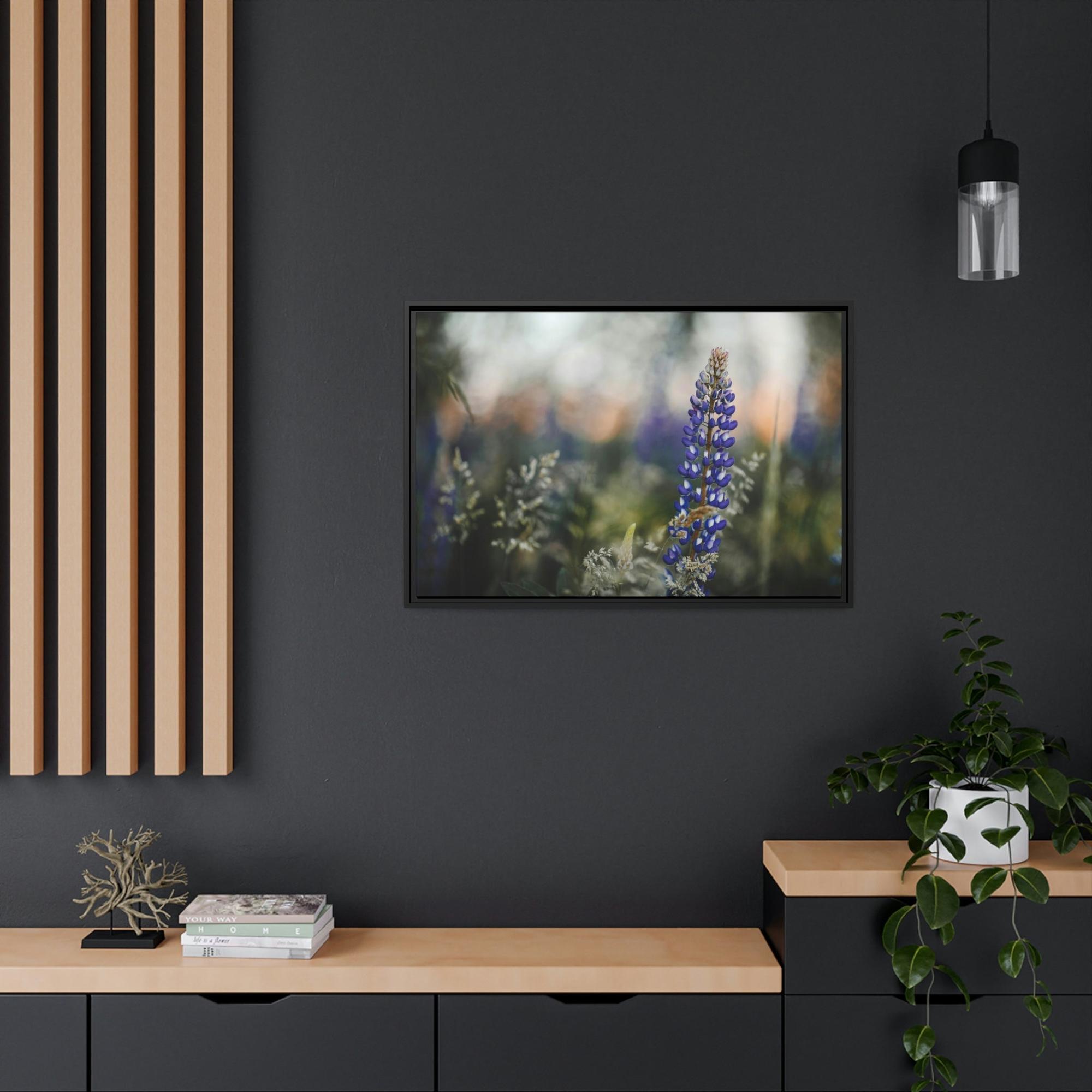 Bluebonnets Bluebonnet Bliss: Artistic Canvas Print of a Serene Field of Flowers