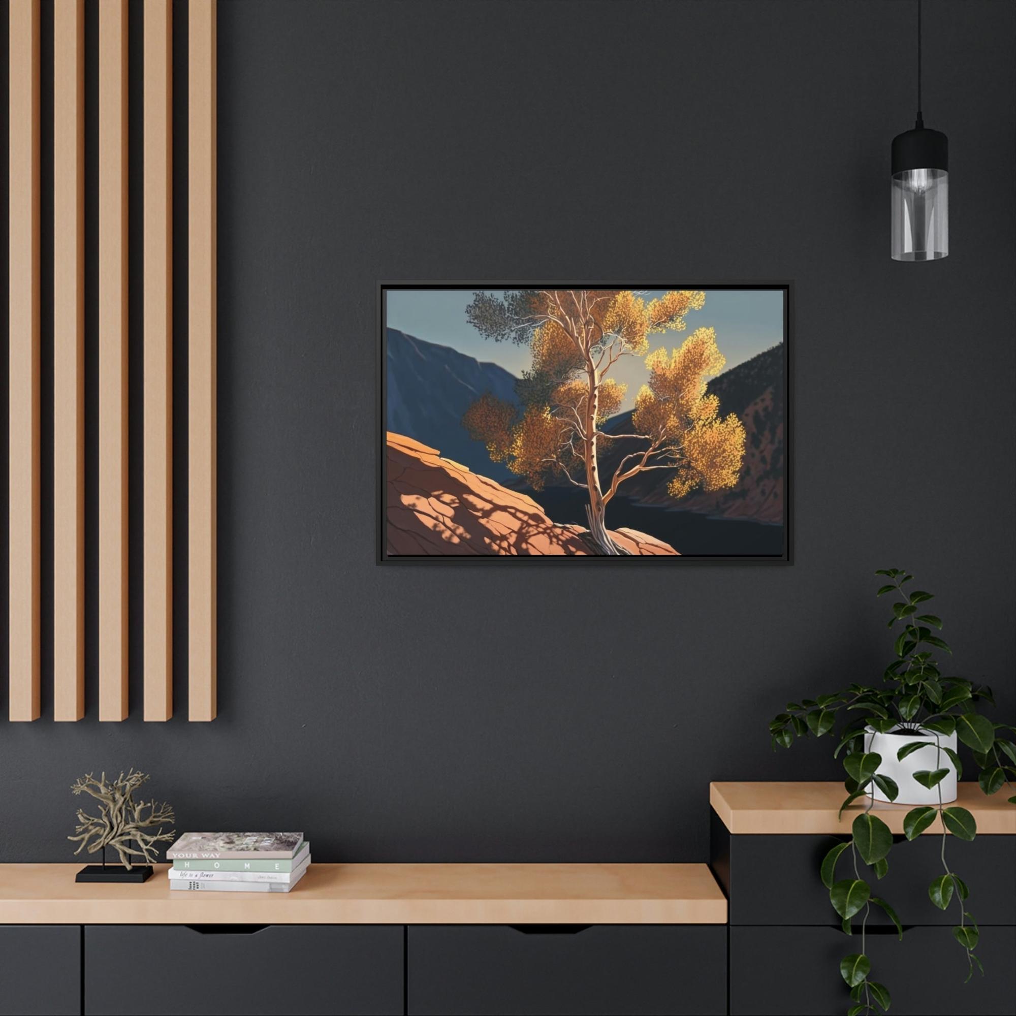 Aspen Trees Aspen Trees in the Mountains: Canvas & Poster Print of Alpine Scenery