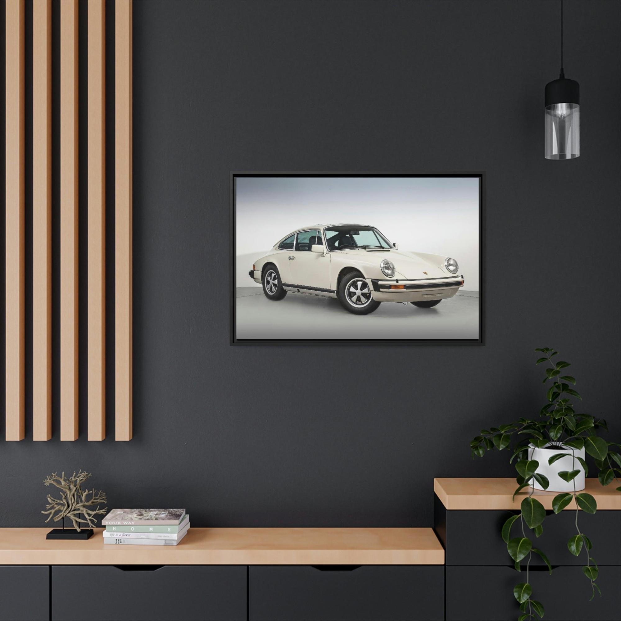 Porsche Classic Porsche Beauty: Framed Canvas Art for Car Collectors