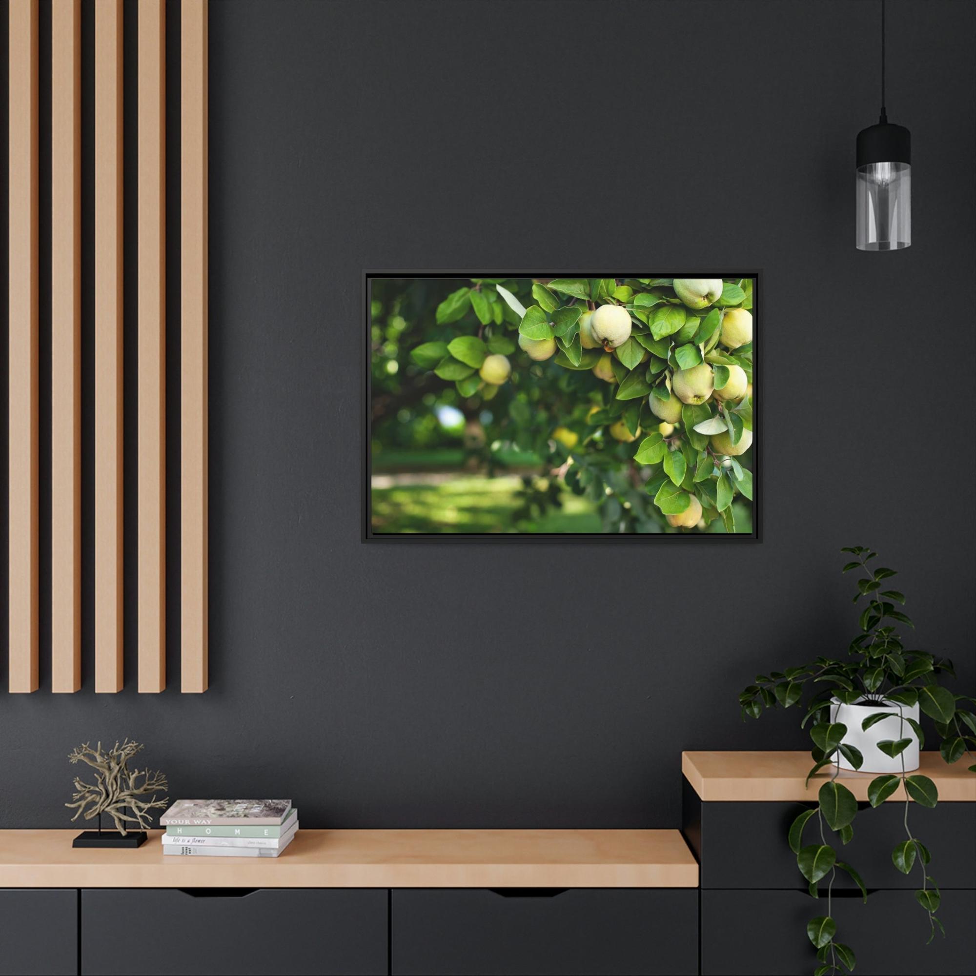 Fruit Trees Harvest Time: Fruit Trees Painting on Canvas