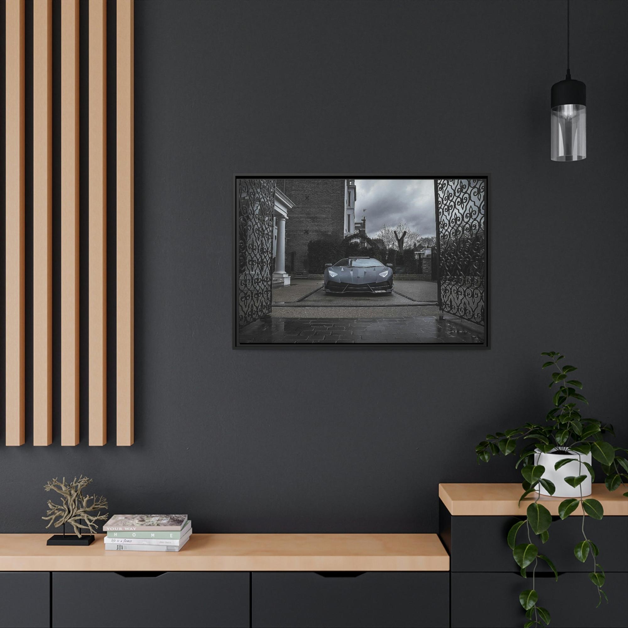 Lamborghini Speed Demon on Canvas & Poster: Captivating Artwork of Lamborghini