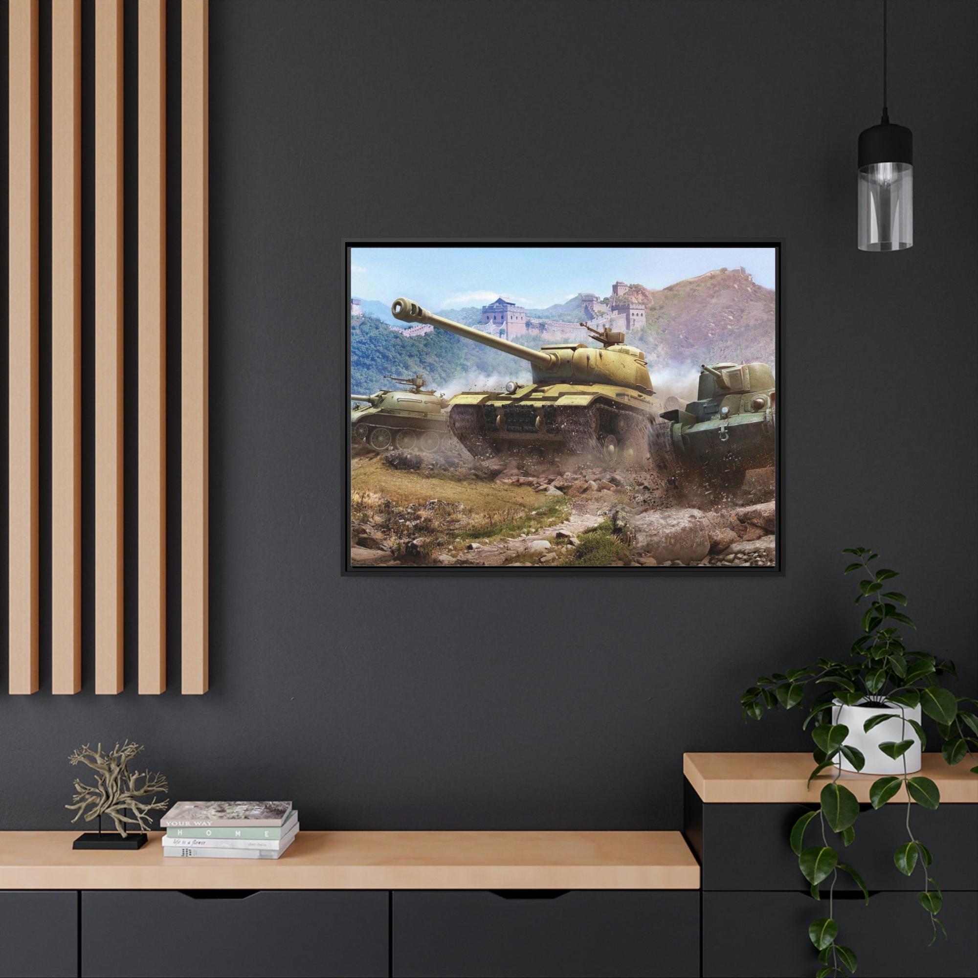 World Of Tanks Battlefield Reflections: Evocative World of Tanks Cavnas & Poster Wall Art
