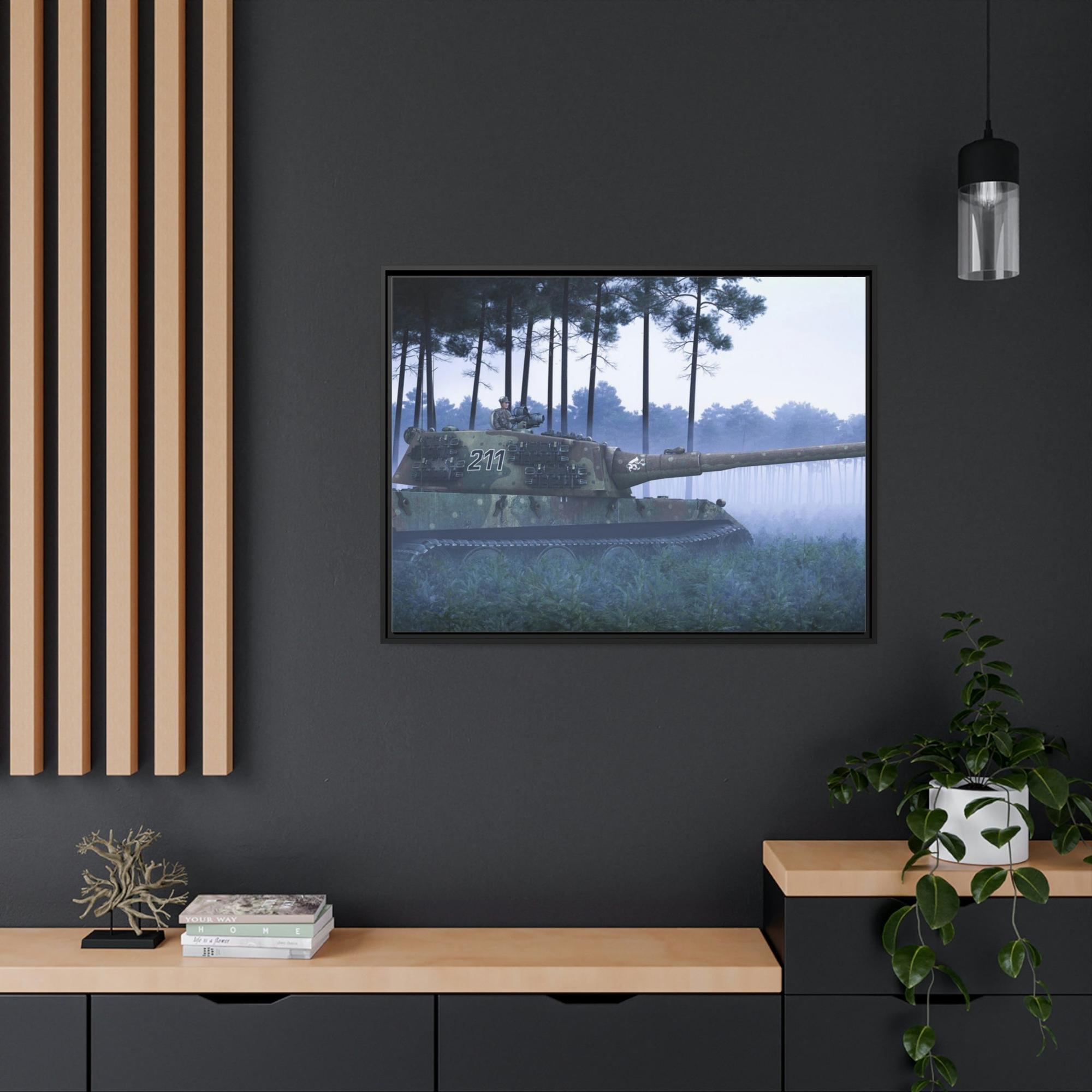 World Of Tanks Victory Unveiled: Striking World of Tanks Art Print on Canvas