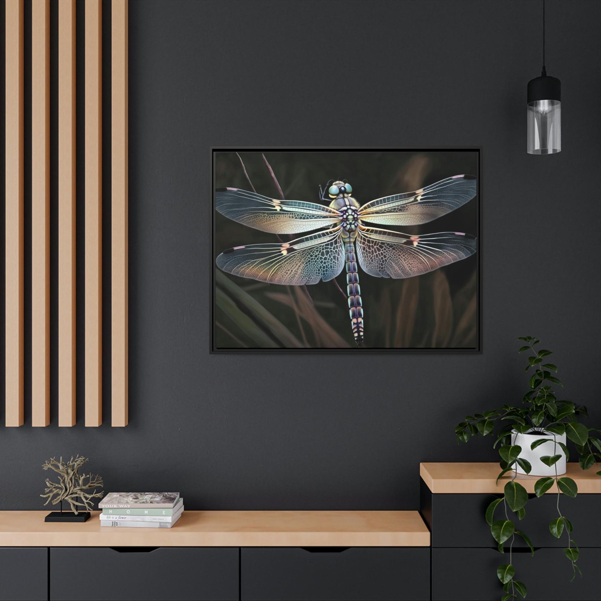 Dragonfly Dragonfly Delight: A Natural Canvas Print of Beautiful Insects