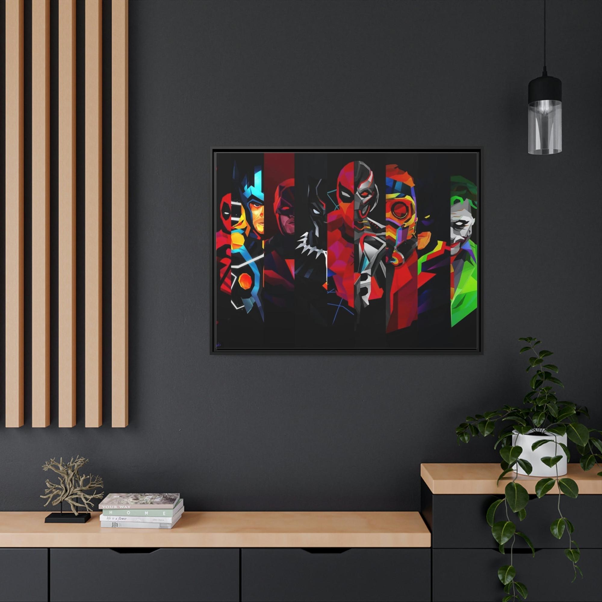 Marvel The Art of Marvel: High-Quality Print on Framed Canvas for Your Home