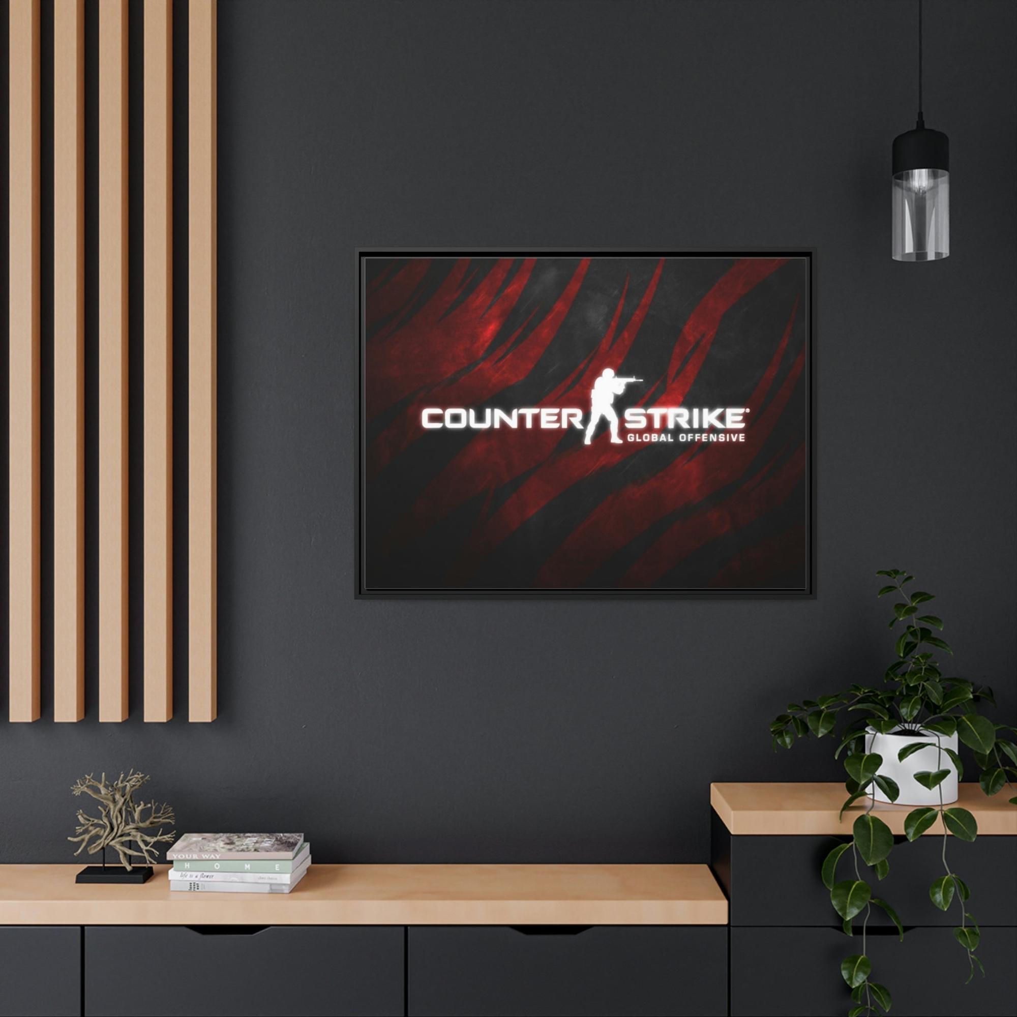 Counter Strike Digital Warfare: Print on Canvas with Counter Strike Wall Art