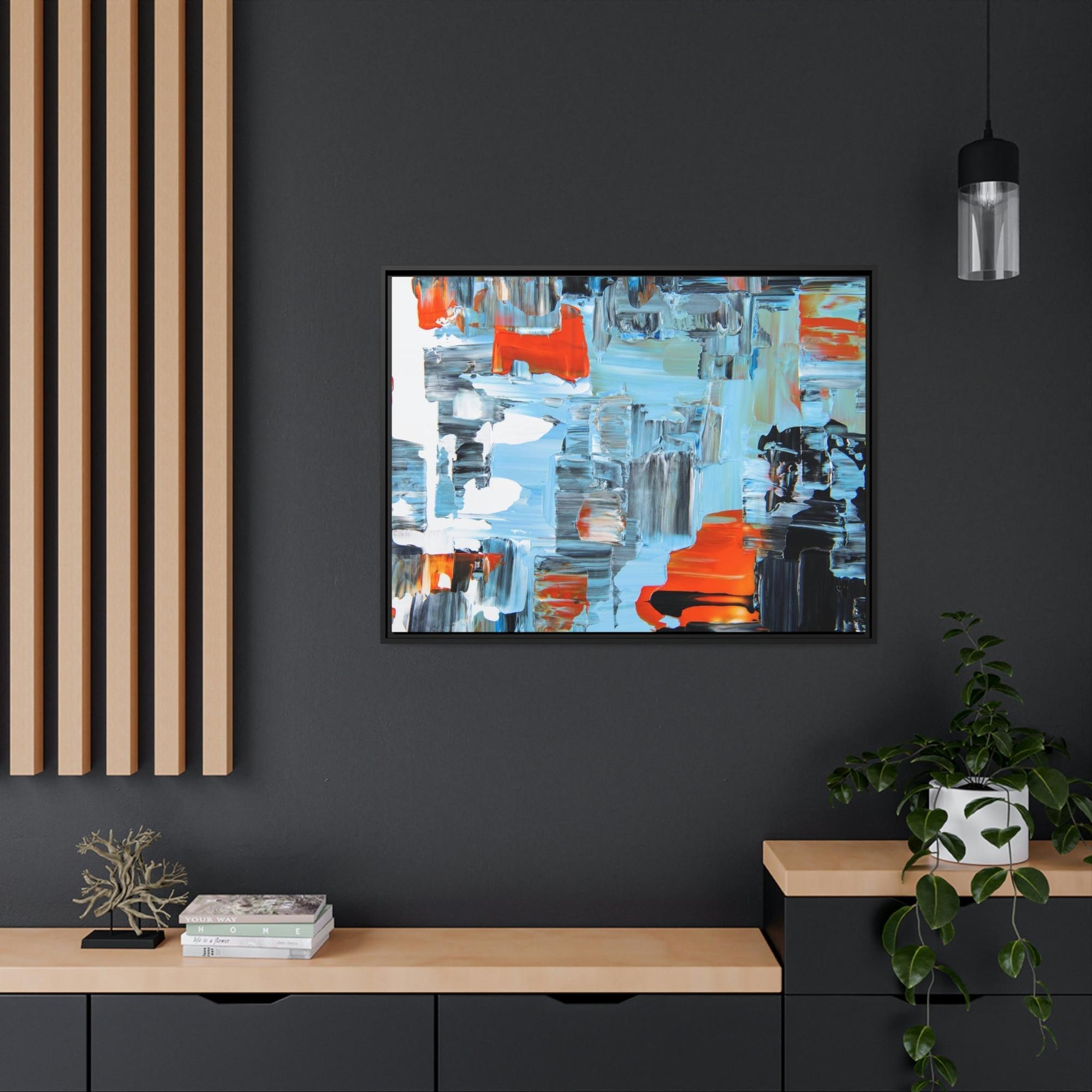 Contemporary Pop of Color: A Contemporary Poster for Your Wall