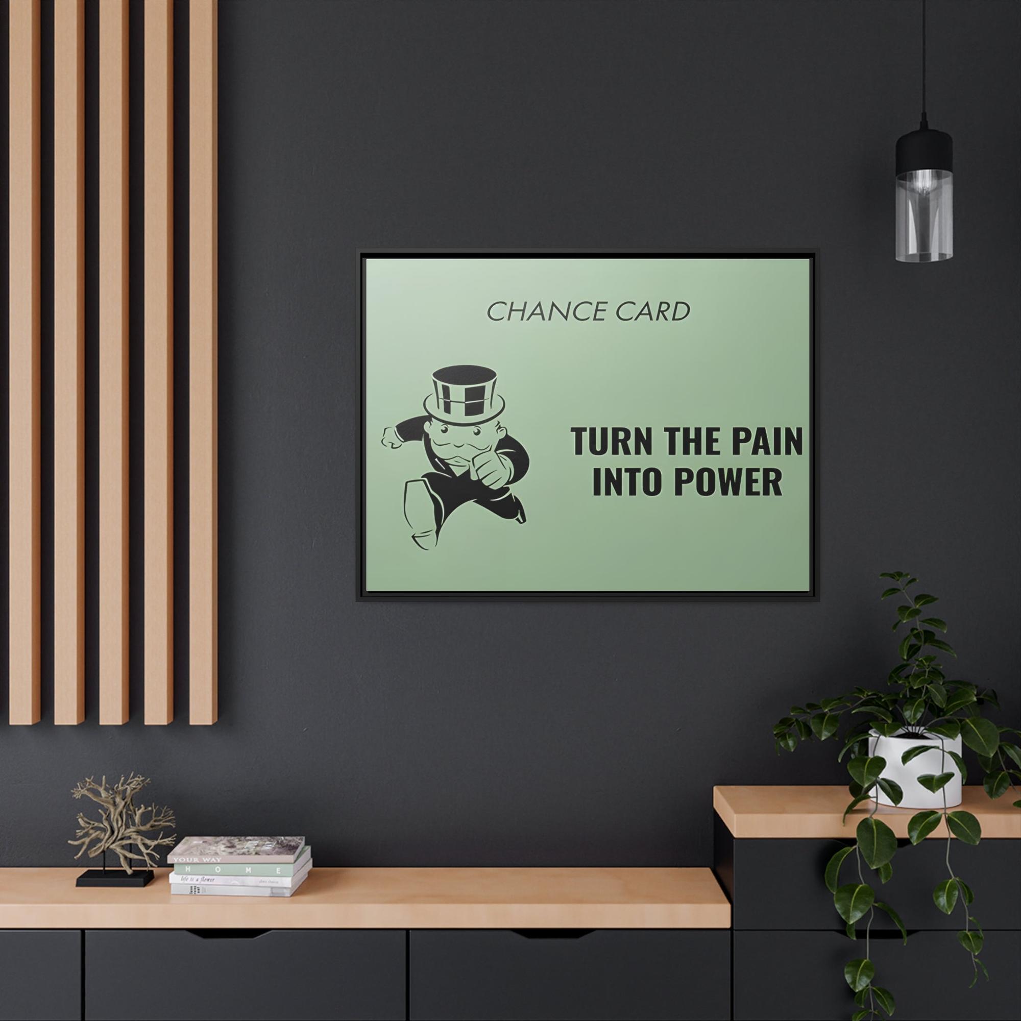Monopoly & Motivation Monopoly's Motivation : Artistic Print on Framed Canvas & Poster