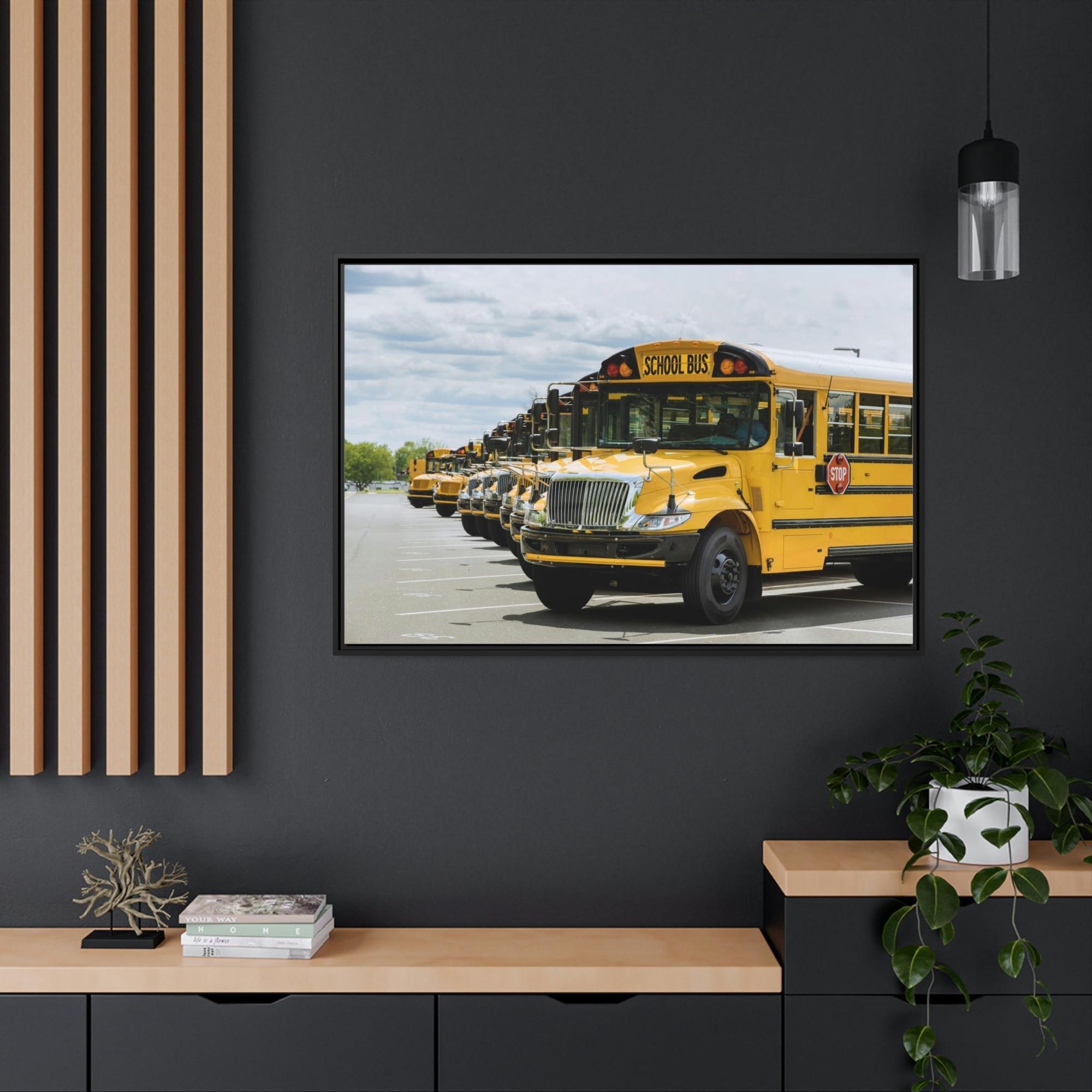 Bus The Artful Commute: Expressing the Bus's Soul on Canvas & Poster