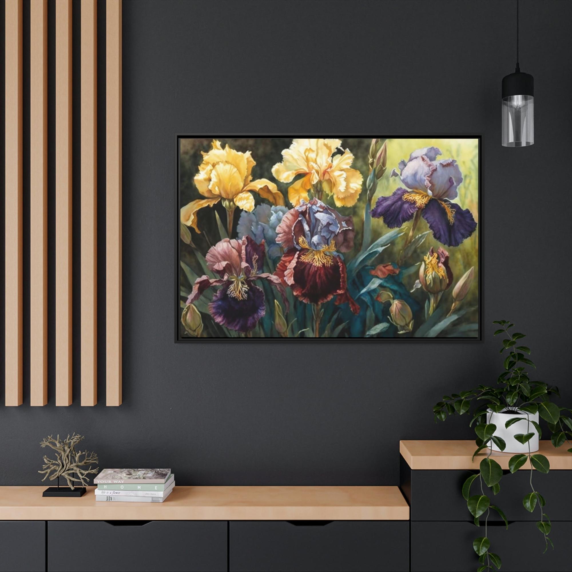 Irises Iris Dance: A Canvas of Petals in Motion