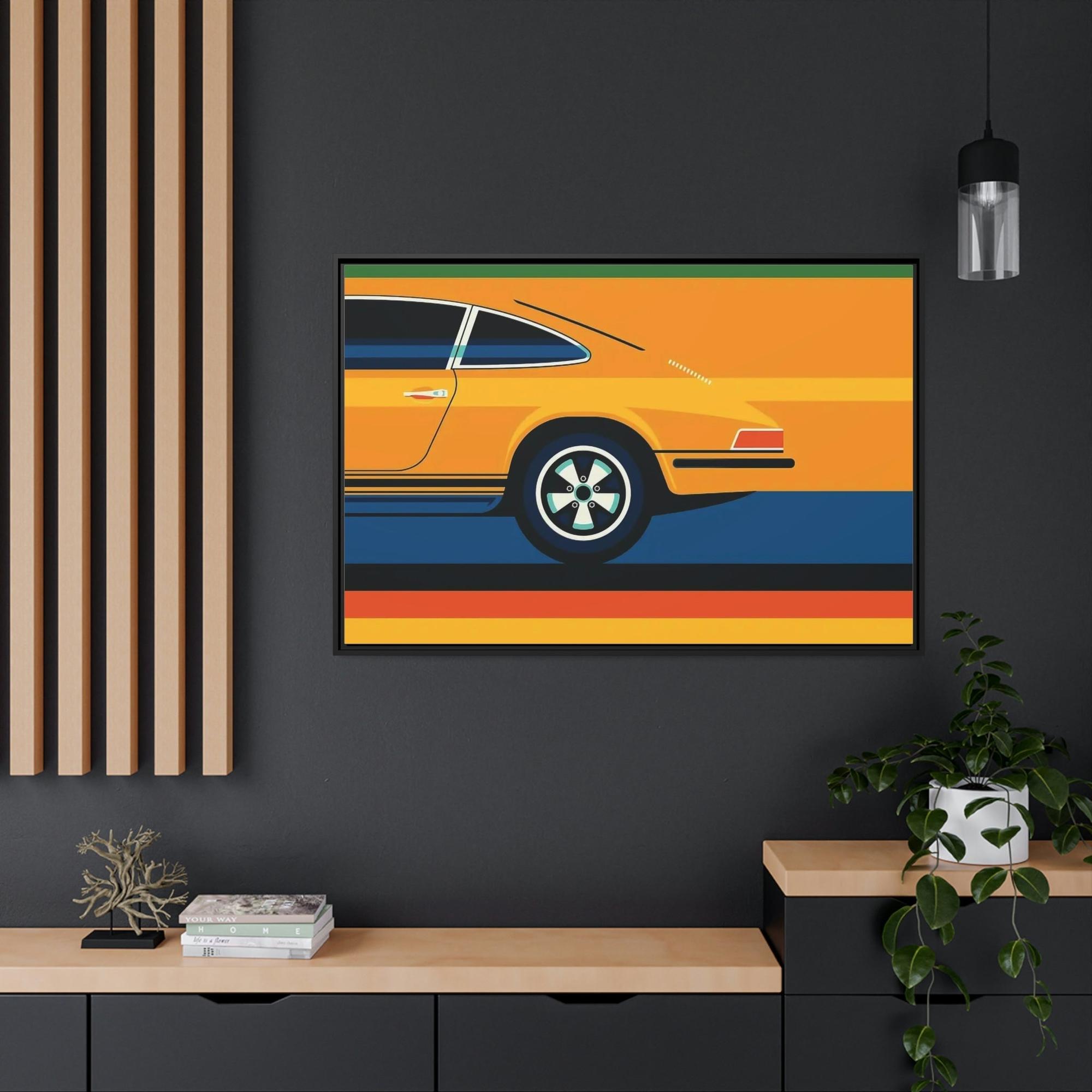 Porsche Porsche Canvas Print: Fine Art Poster for Luxury Car Lovers