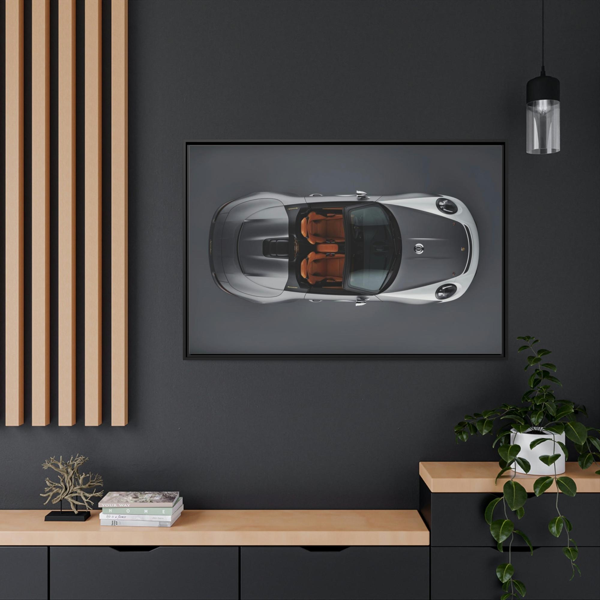 Porsche The Perfect Porsche: High-Quality Print on Canvas of the Iconic Sports Car for Your Home Decor