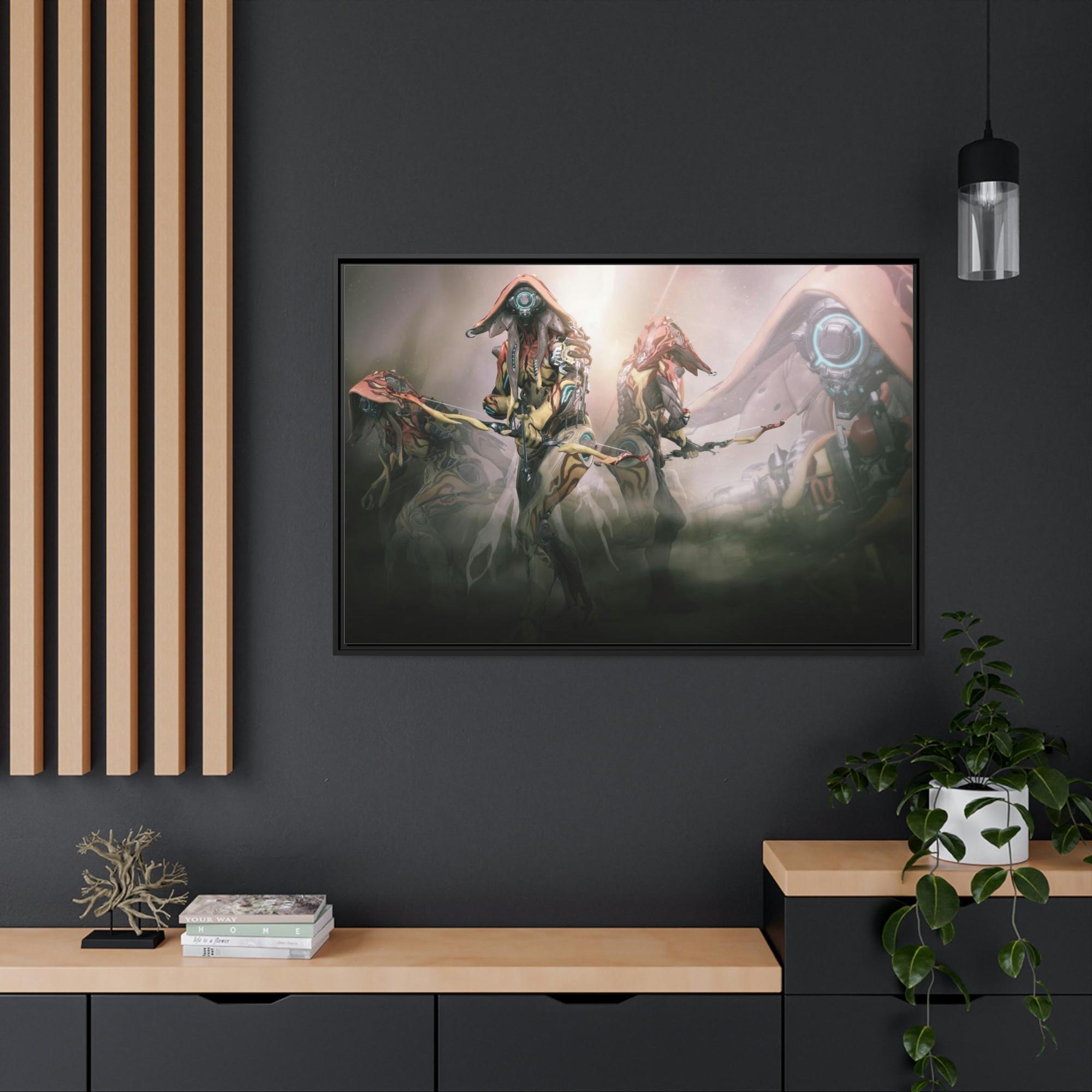 Warframe Warframe's Galactic Journey: Poster & Canvas Wall Art for Fans