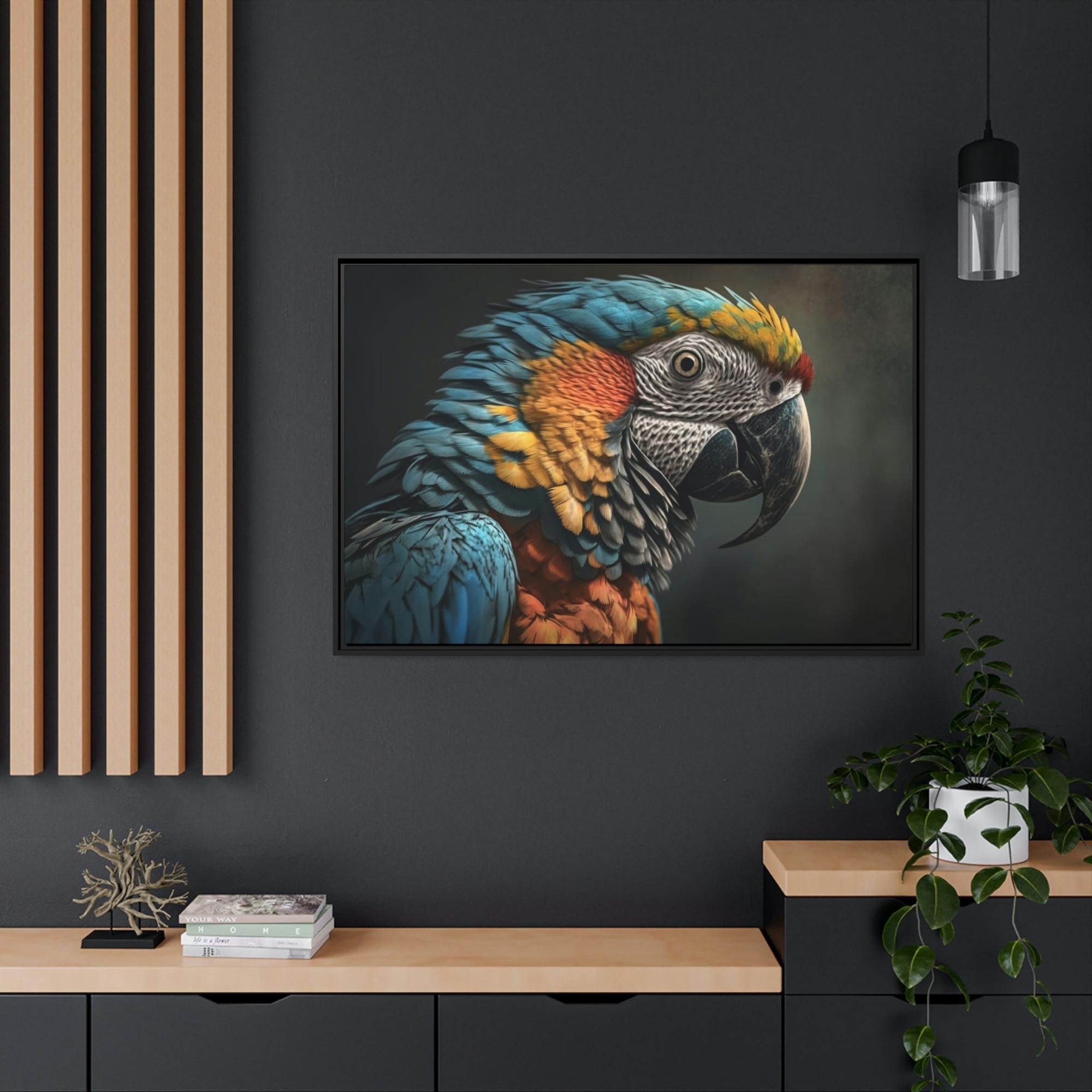 Parrots Parrot Mirage: A Canvas of Vibrant Colors and Optical Illusion in the Canopy
