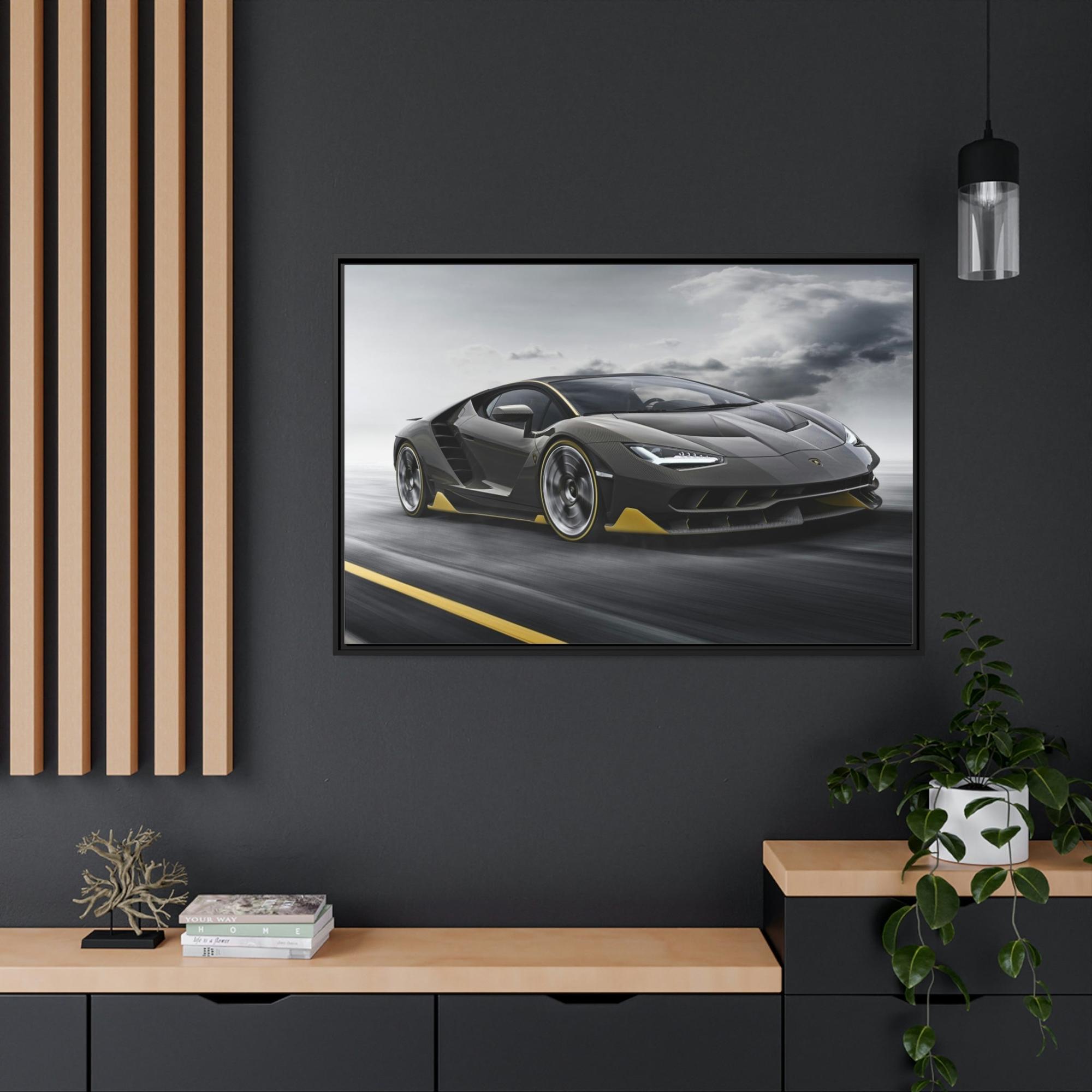Lamborghini Italian Engineering Masterpiece: Canvas & Poster of a Lamborghini on High-Quality Print