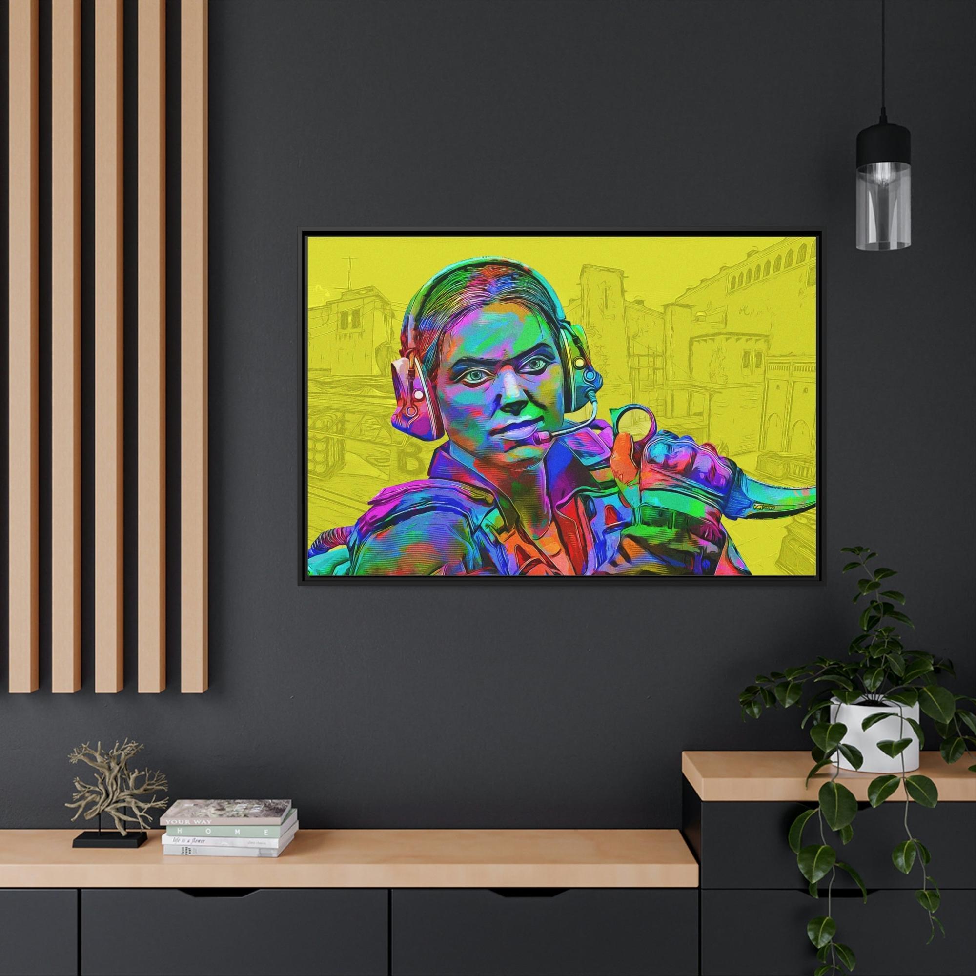 Counter Strike Fierce Competitors: Print on Canvas with Counter Strike Wall Art