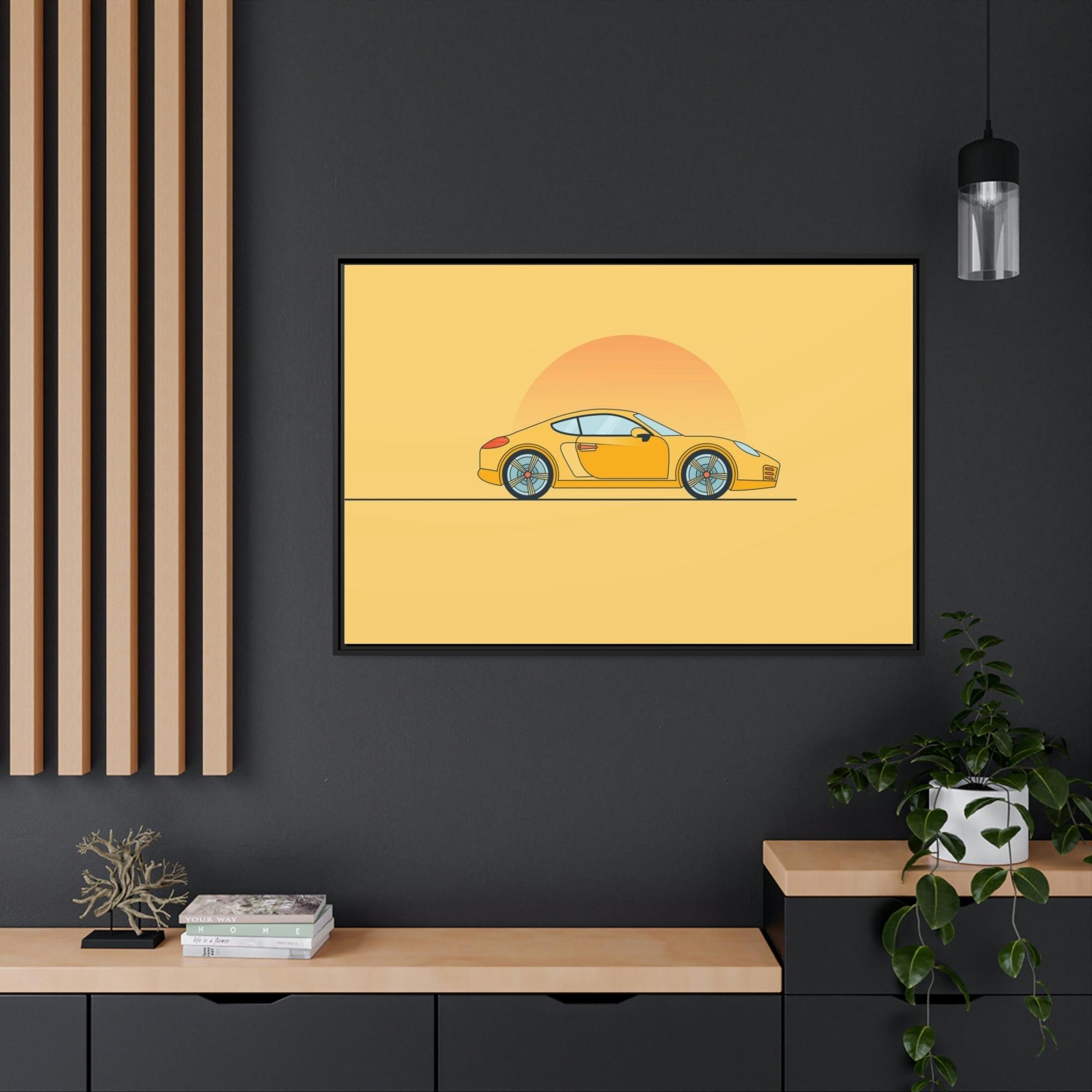 Porsche Racing Heritage: Framed Canvas & Poster Art Featuring Porsche Legends
