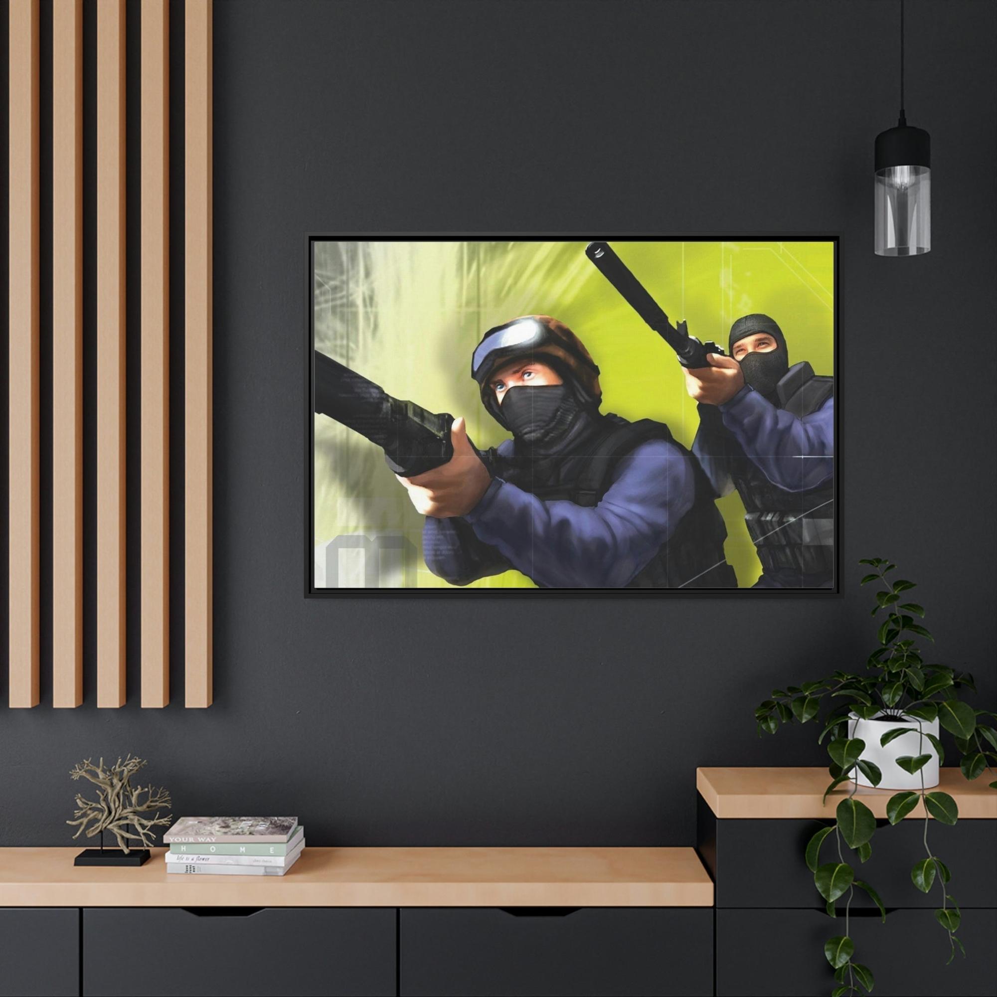 Counter Strike Virtual Heroes: Captivating Counter Strike Print on Canvas & Poster