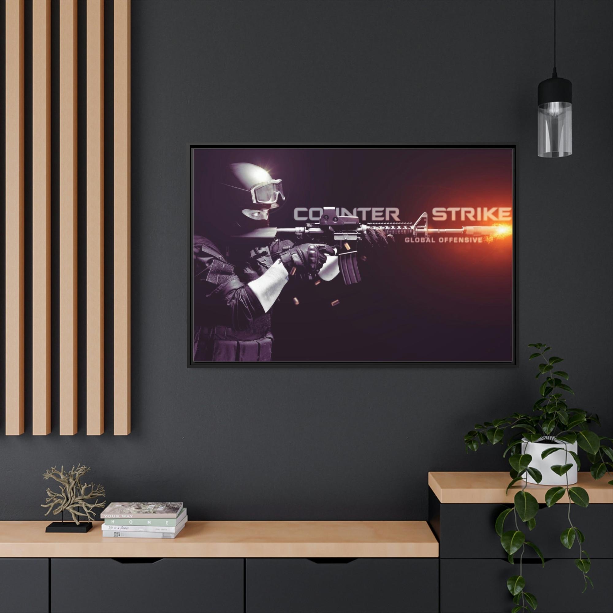 Counter Strike Engage and Conquer: Dynamic Counter Strike Wall Art on Canvas & Poster