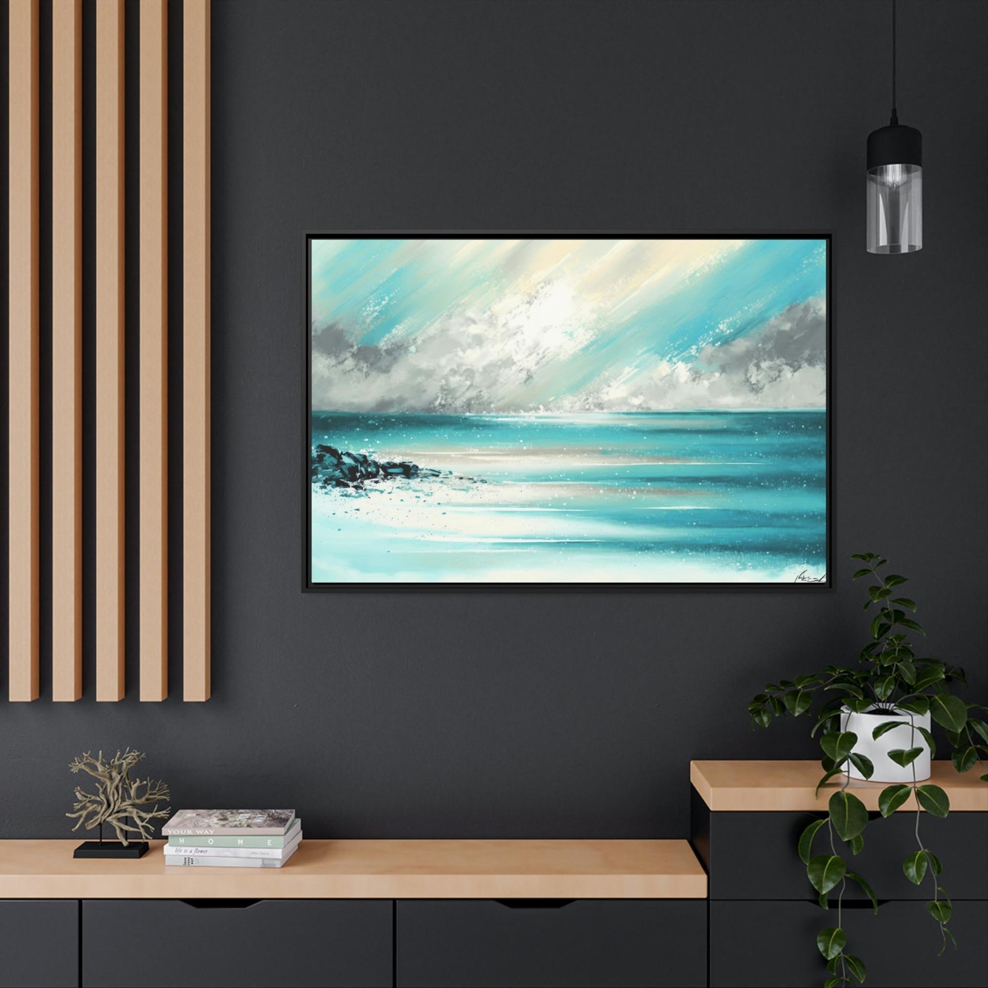 undefined Coastal Dreams: Canvas & Poster Print of Abstract Ocean Art