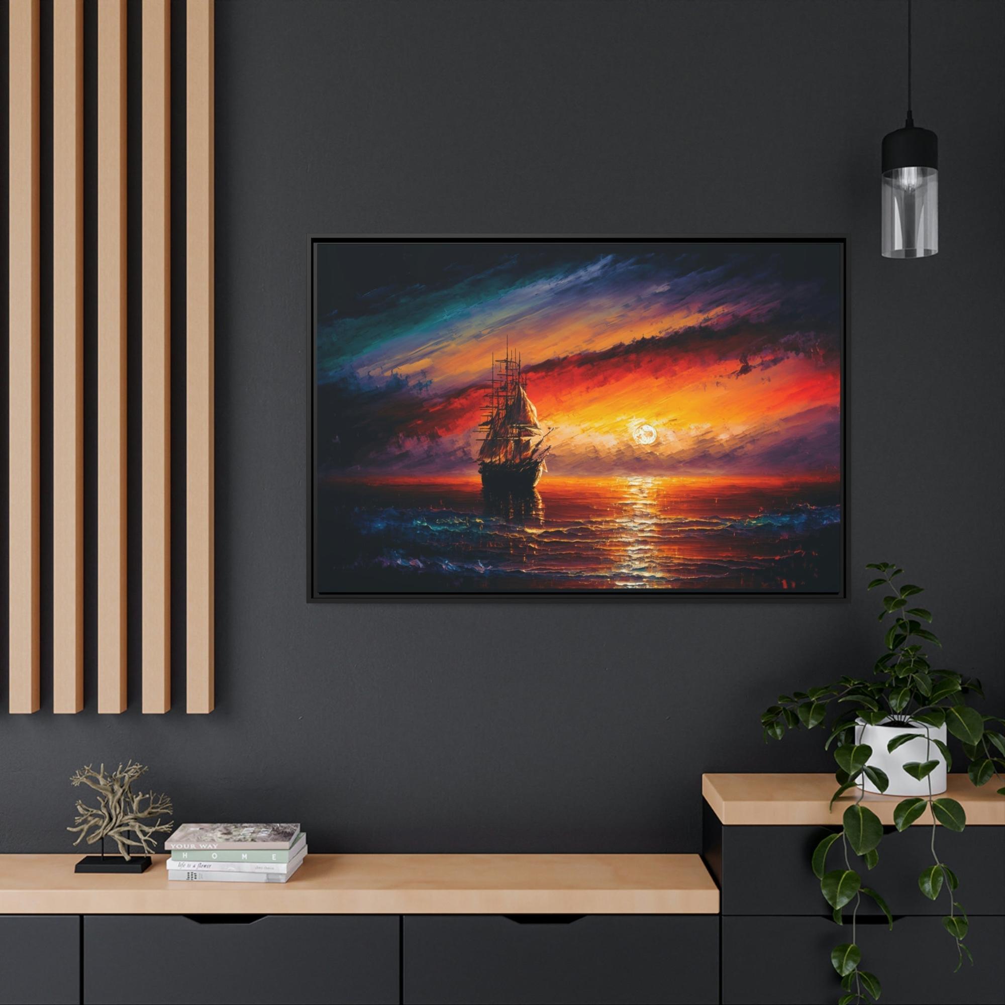 Abstract Landscape Awe-Inspiring Nature: Abstract Landscape Print on Poster & Canvas