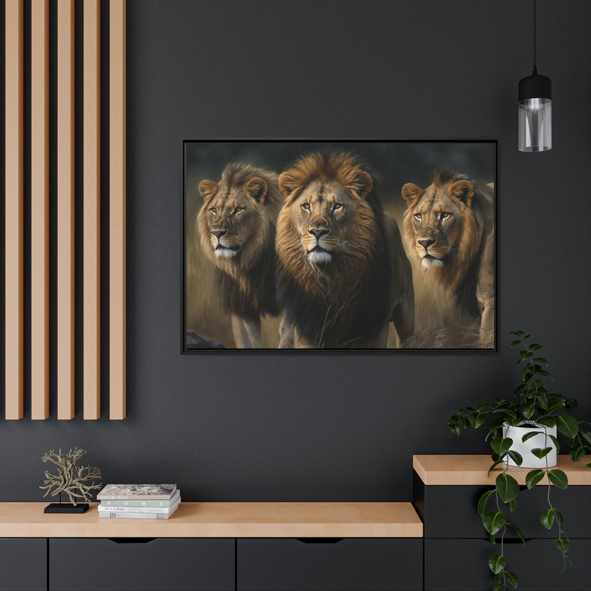 Lions Jungle Royalty: A Canvas of Lions