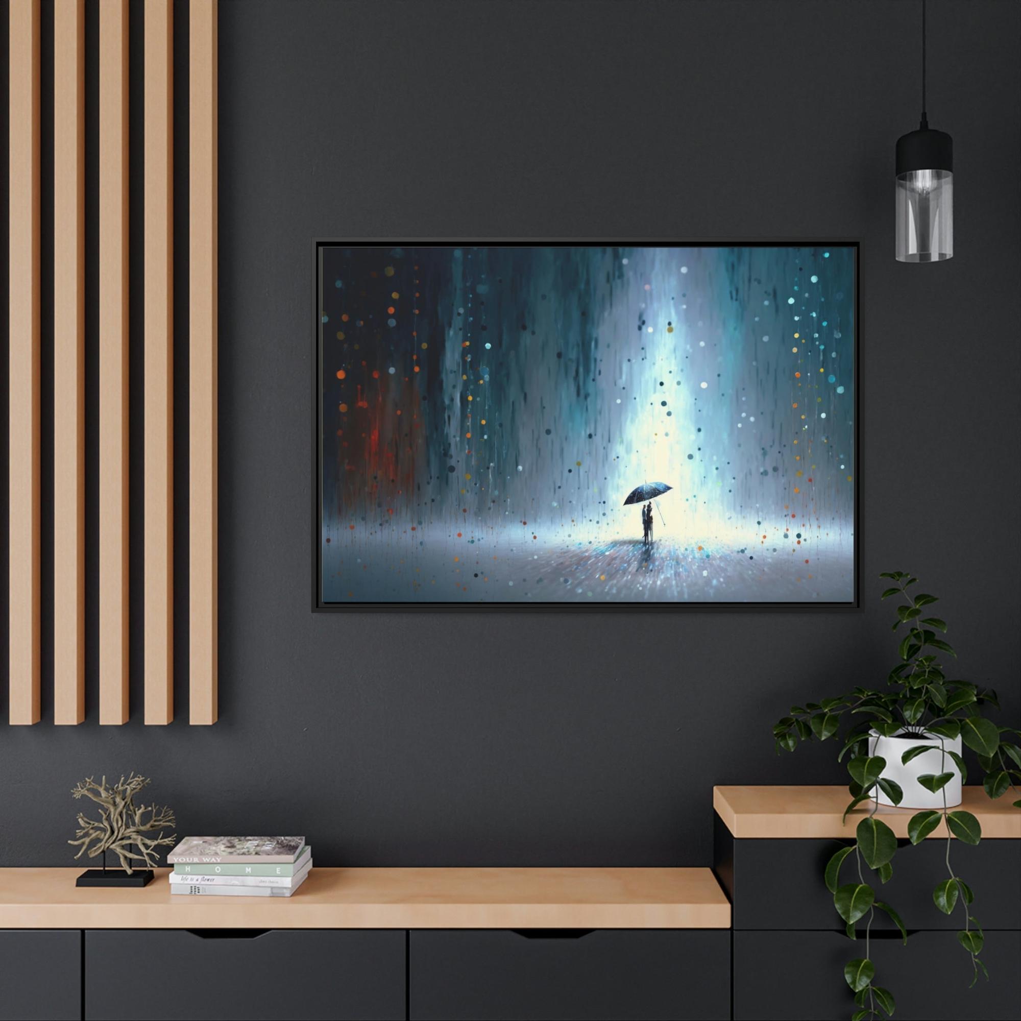 Abstract Landscape Whimsical Dreamscape: A Natural Canvas Wall Art of an Imaginary Landscape
